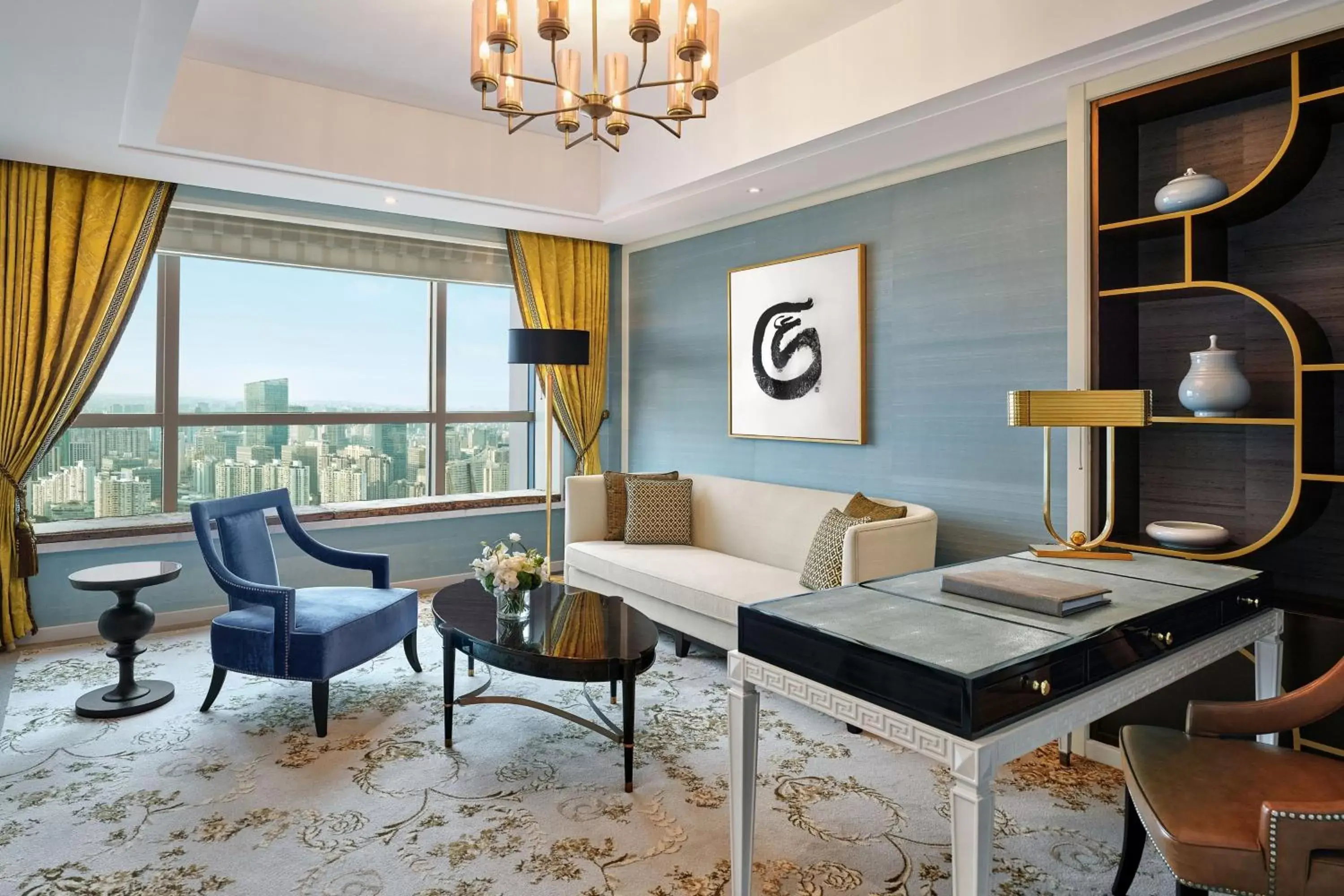 Living room, Seating Area in The St. Regis Shanghai Jingan