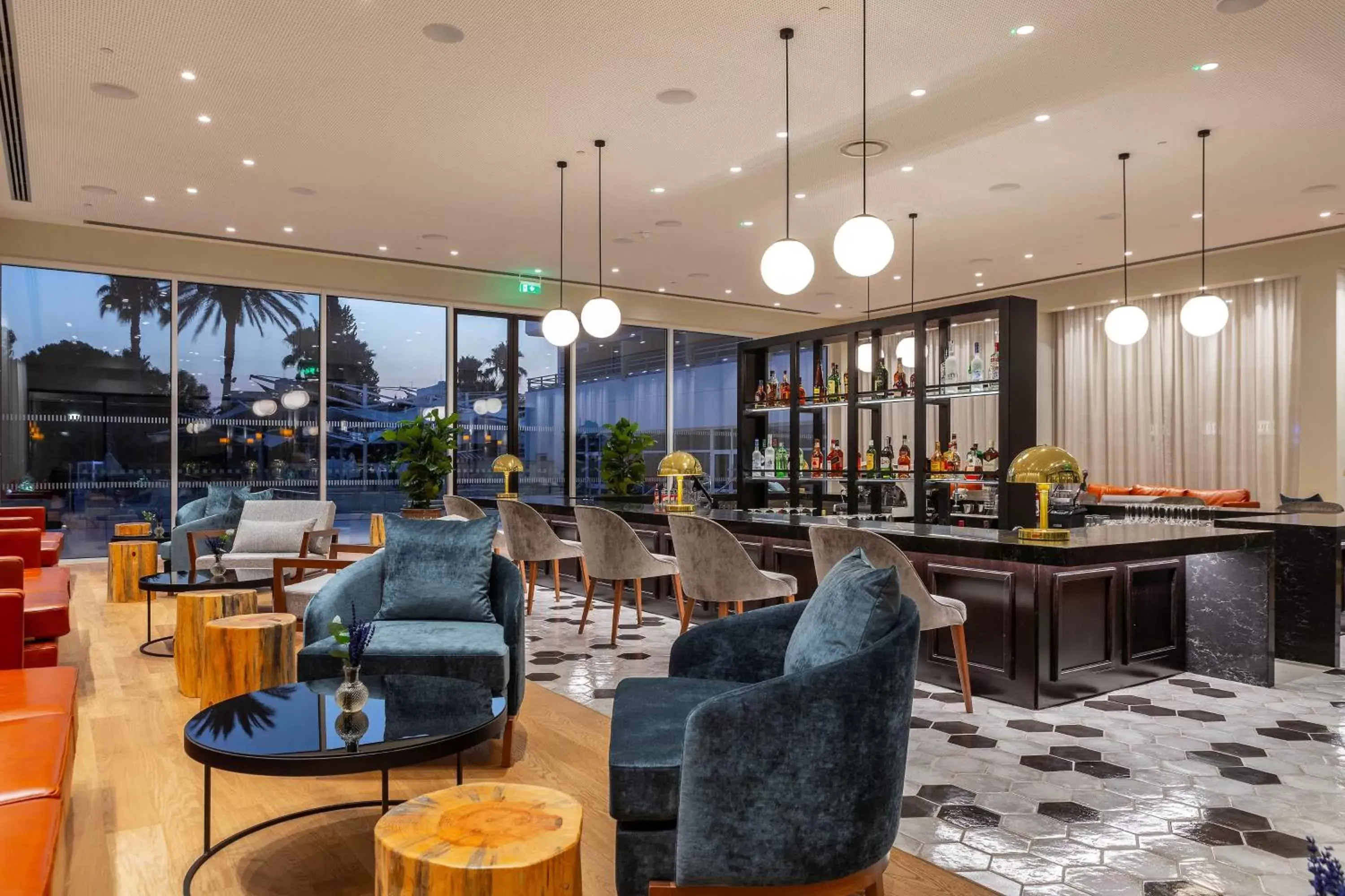 Lounge or bar in Hilton Nicosia Lounge or bar in Hilton Nicosia