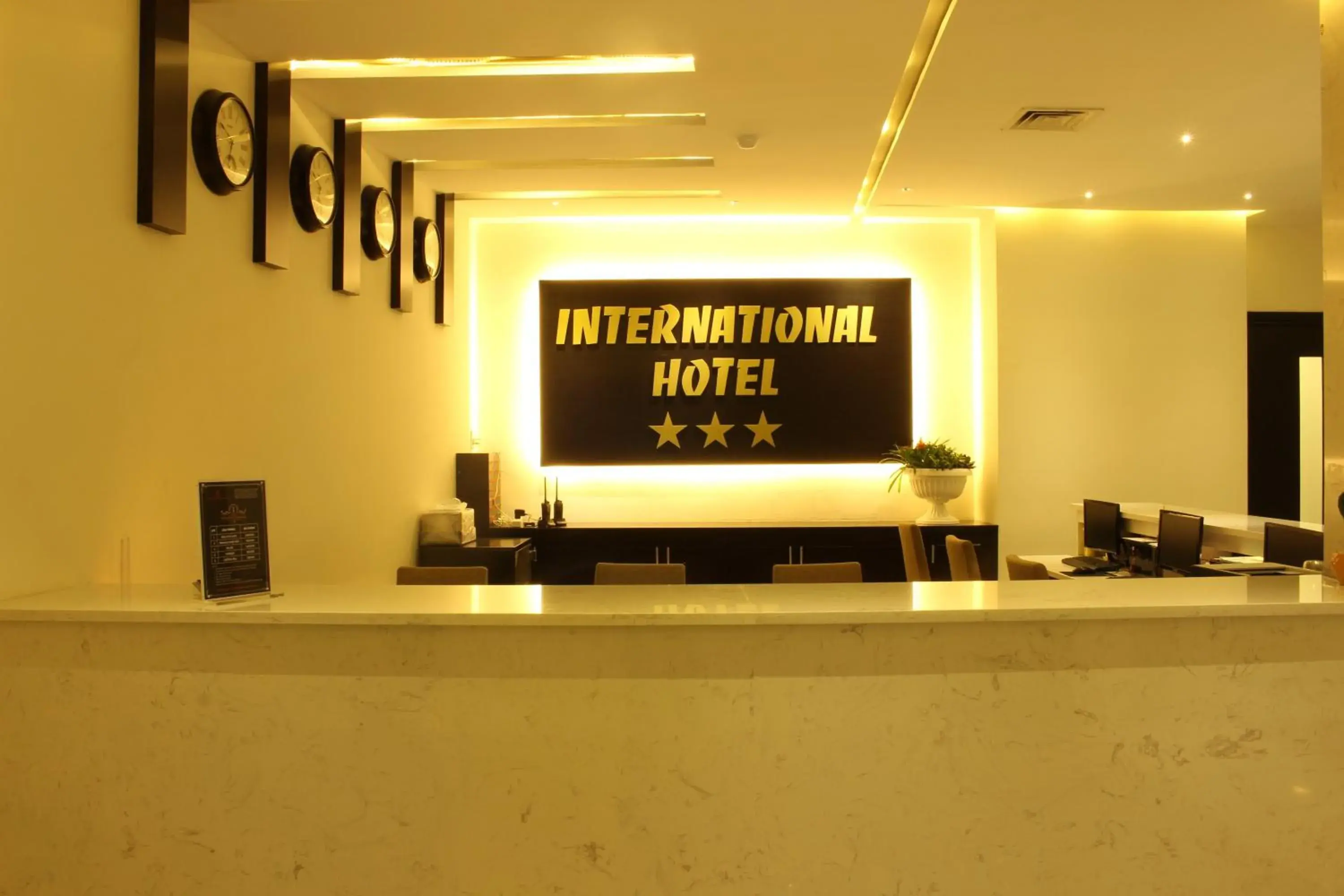Lobby or reception in International Hotel Lobby or reception in International Hotel
