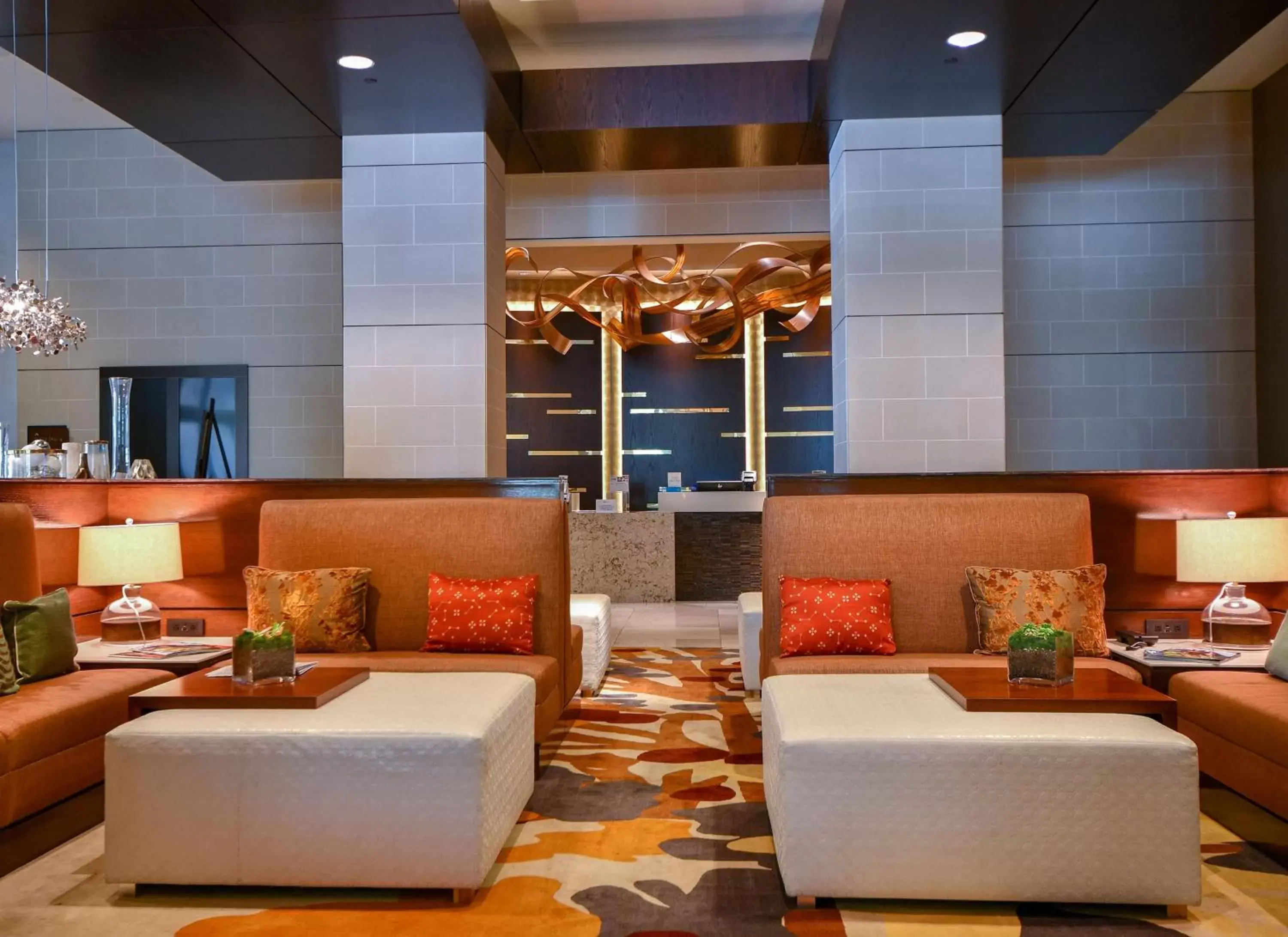 Lobby or reception in Hilton Dallas/Plano Granite Park