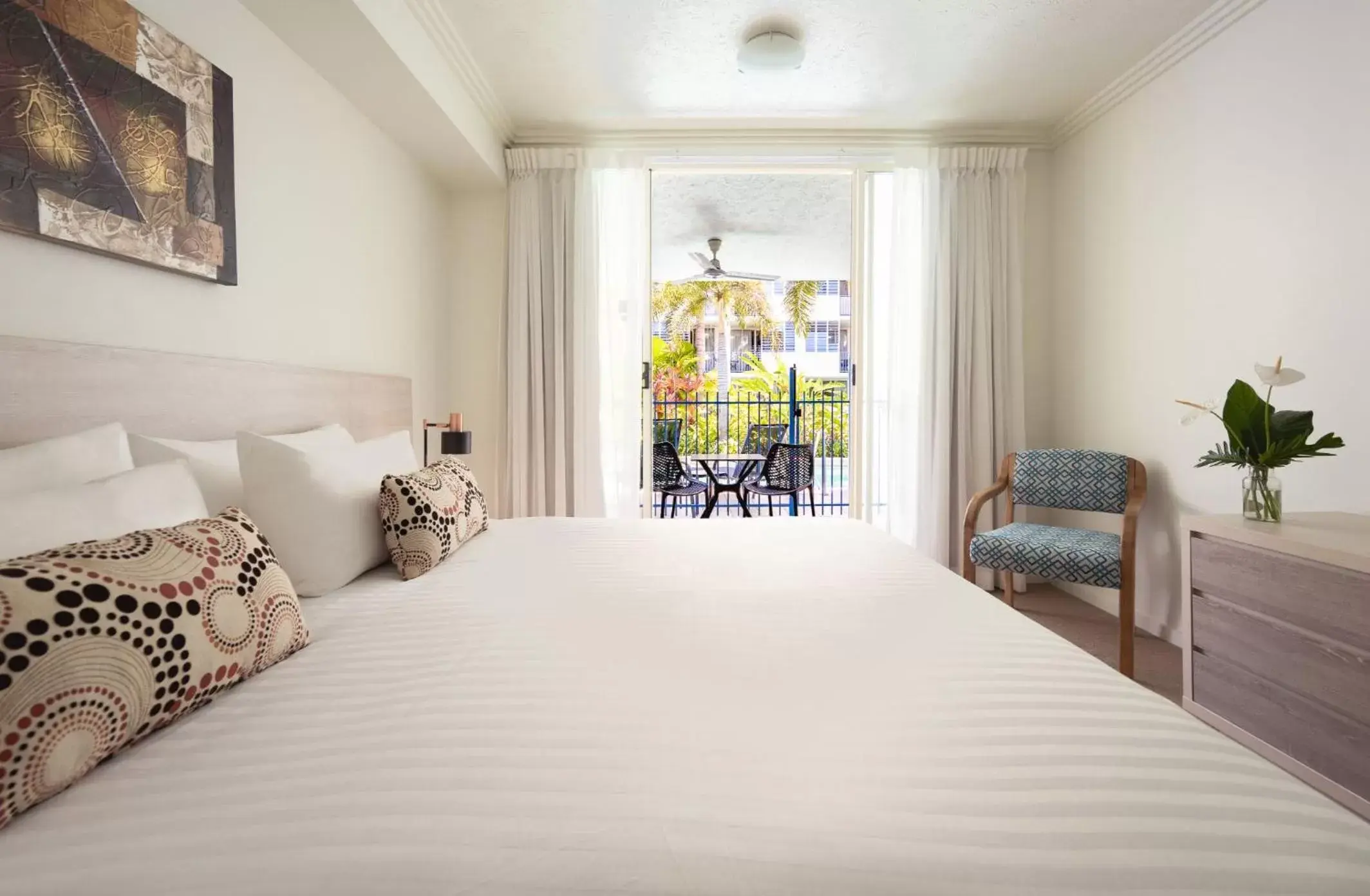 Bed in Silkari Lagoons Port Douglas