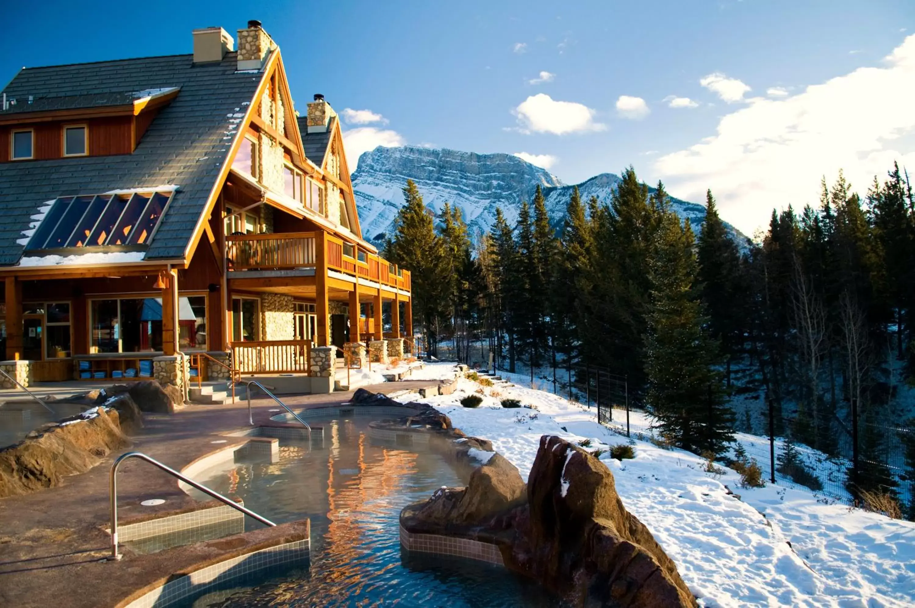 Facade/entrance, Winter in The Hidden Ridge Resort