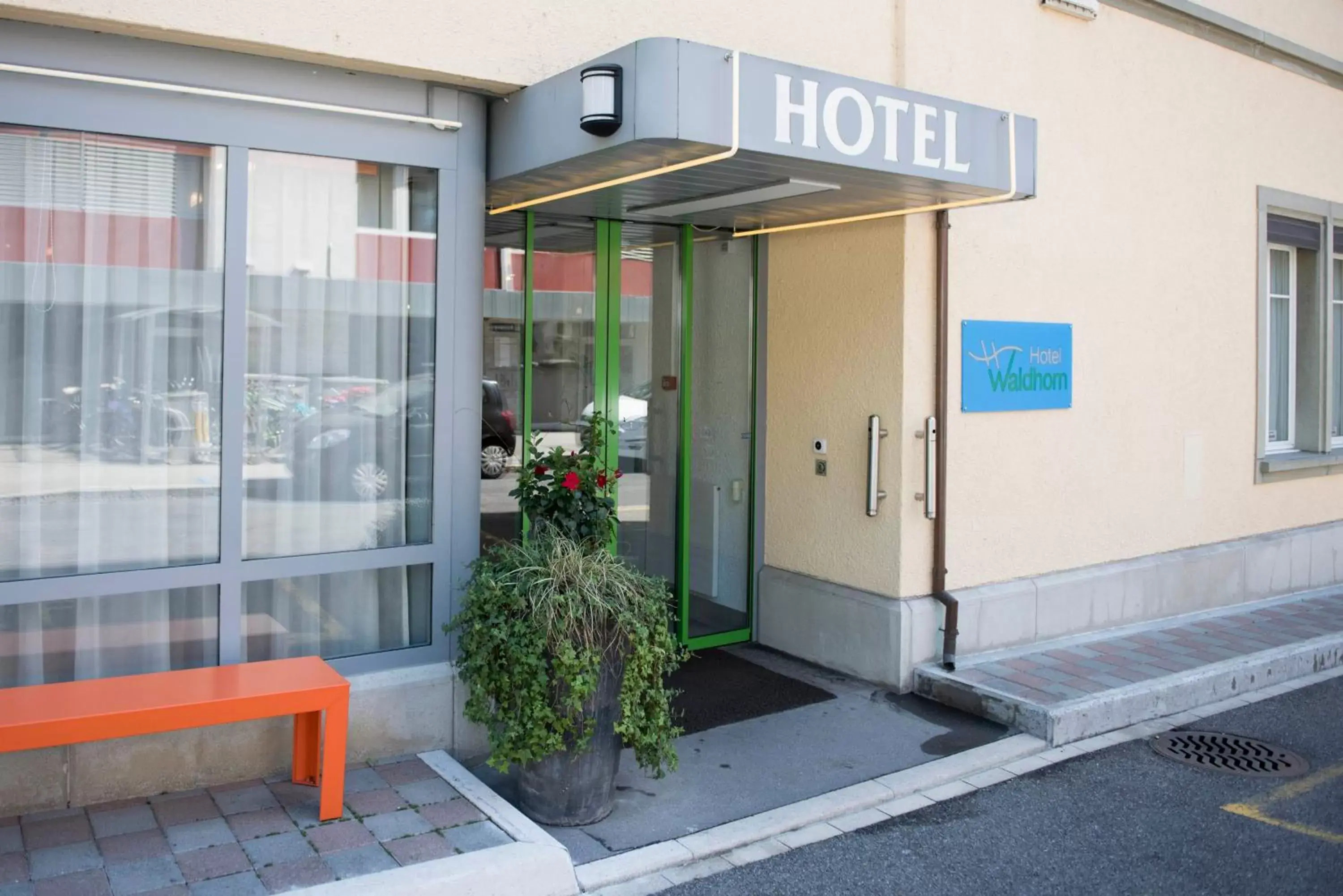 Facade/entrance in Hotel Waldhorn