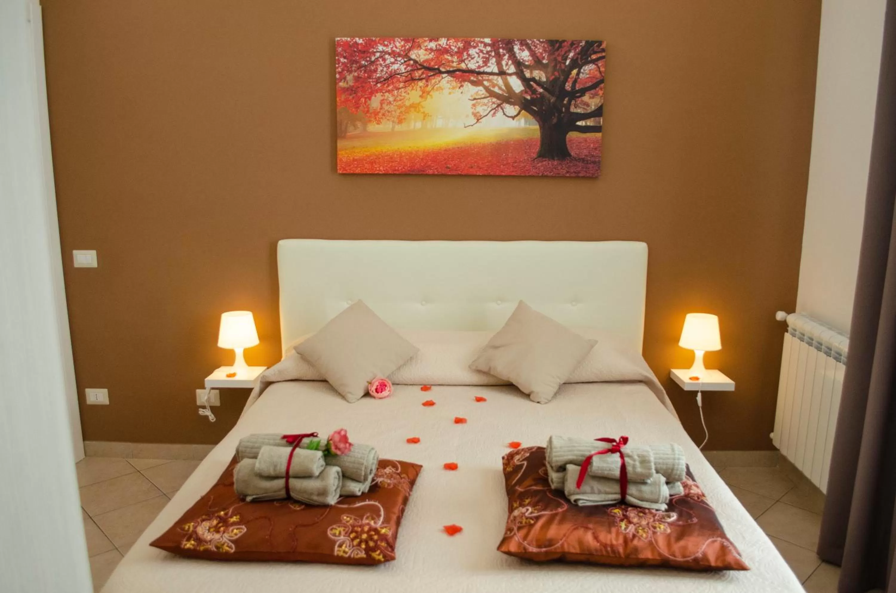 Bed in Villa longardi