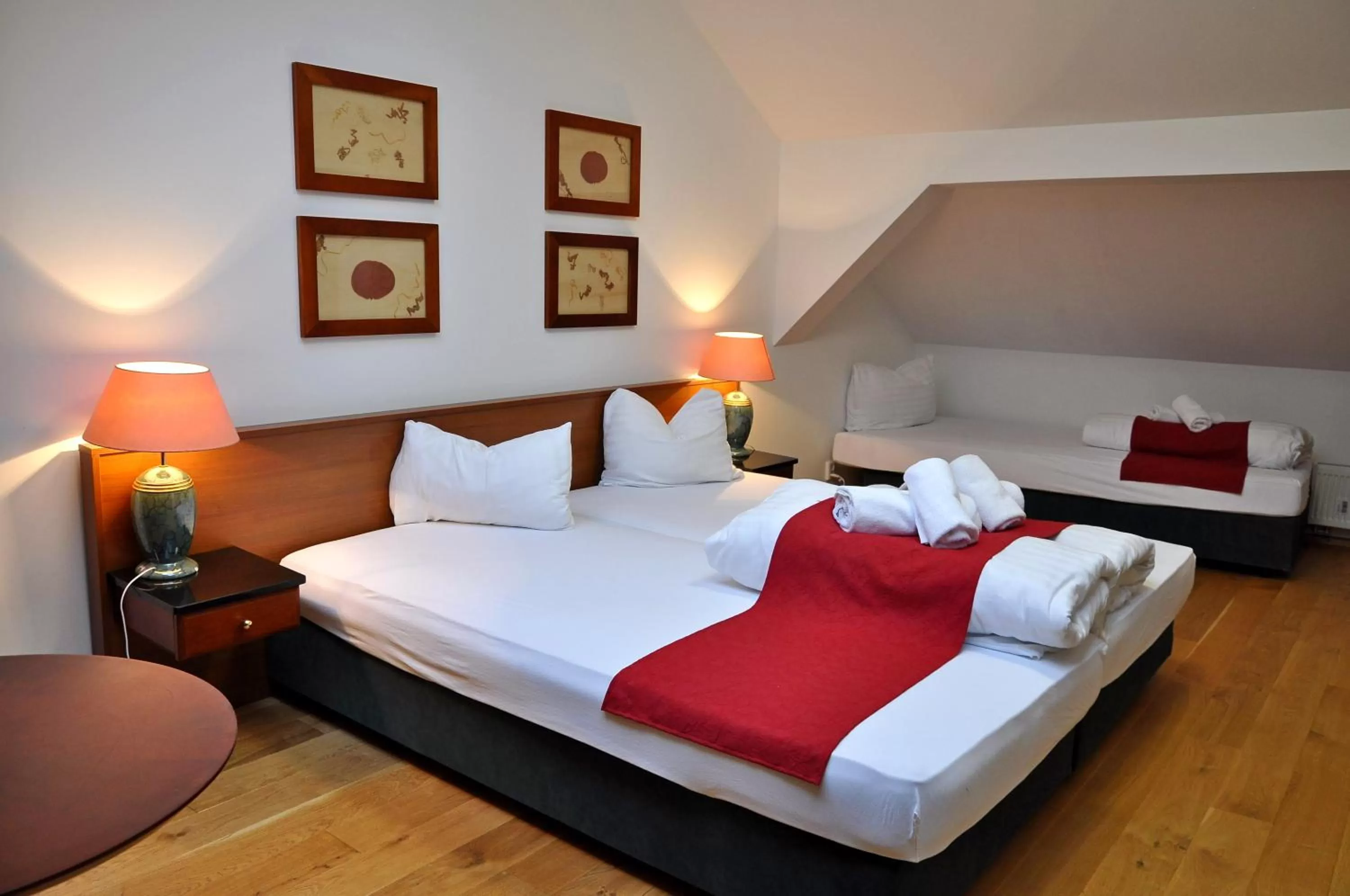 Photo of the whole room, Bed in Hotel U Bílého koně