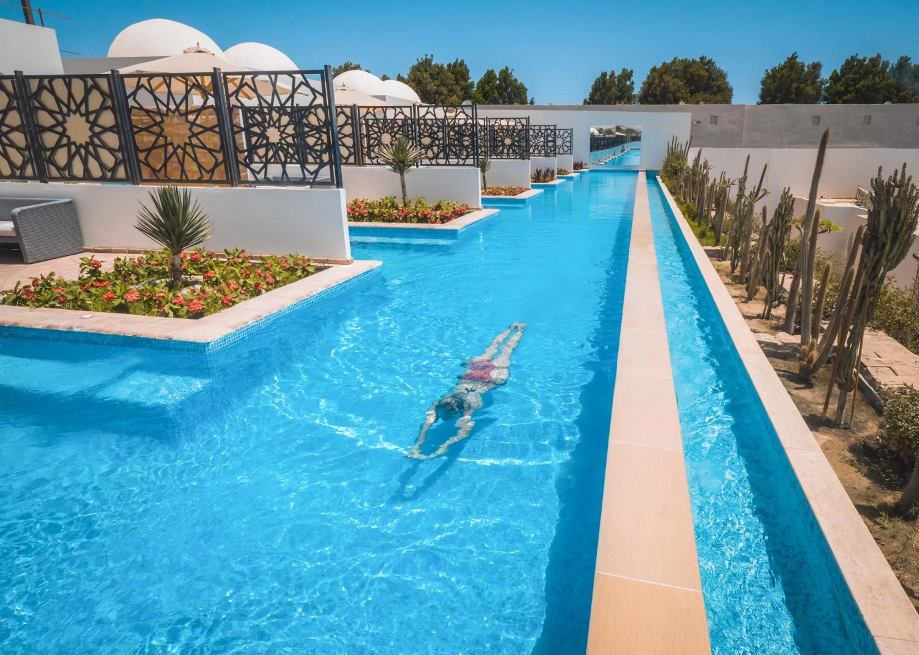 Pool view in Fort Arabesque Resort, Spa & Villas
