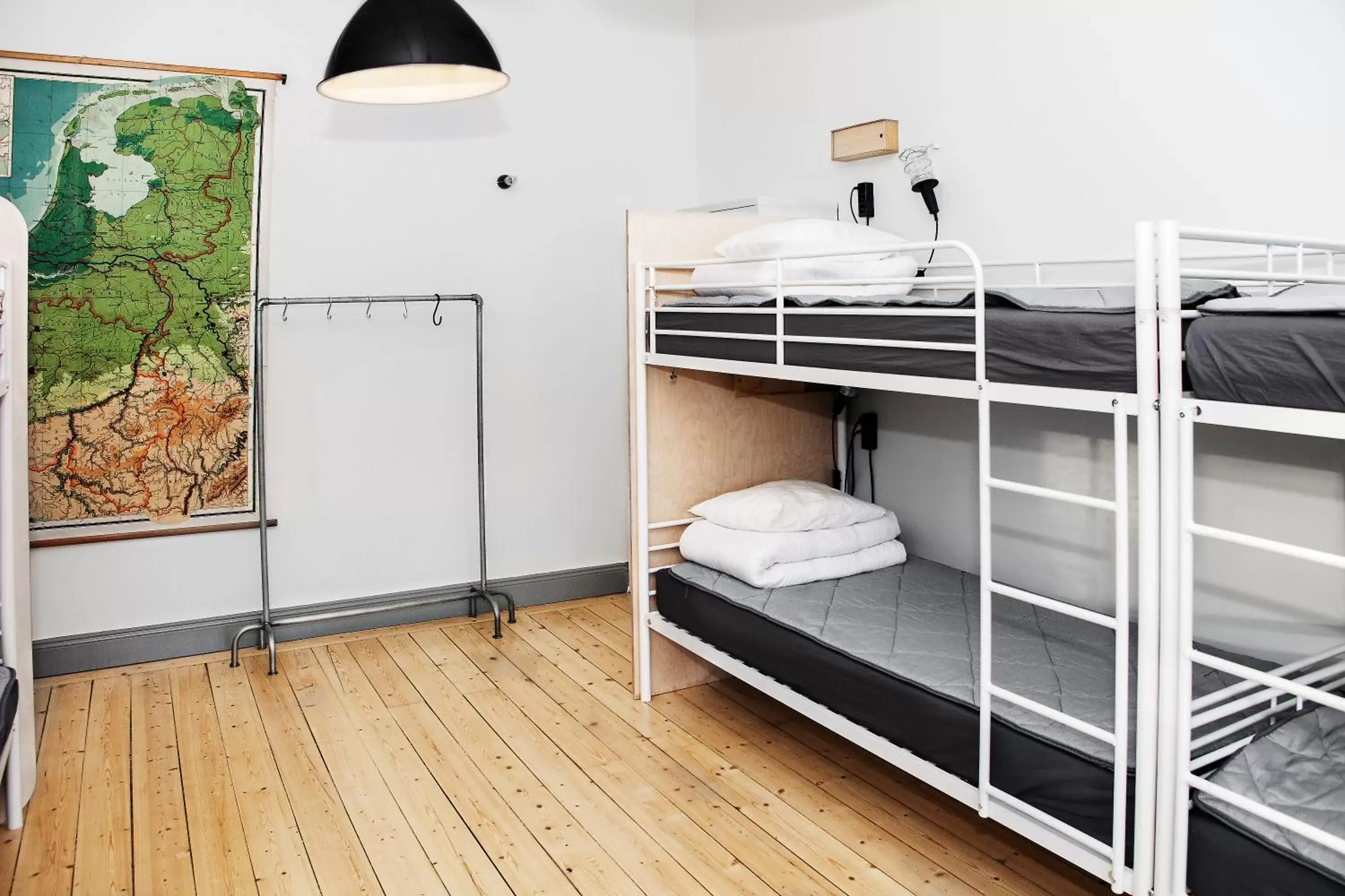 Decorative detail, Bunk Bed in City Backpackers Hostel