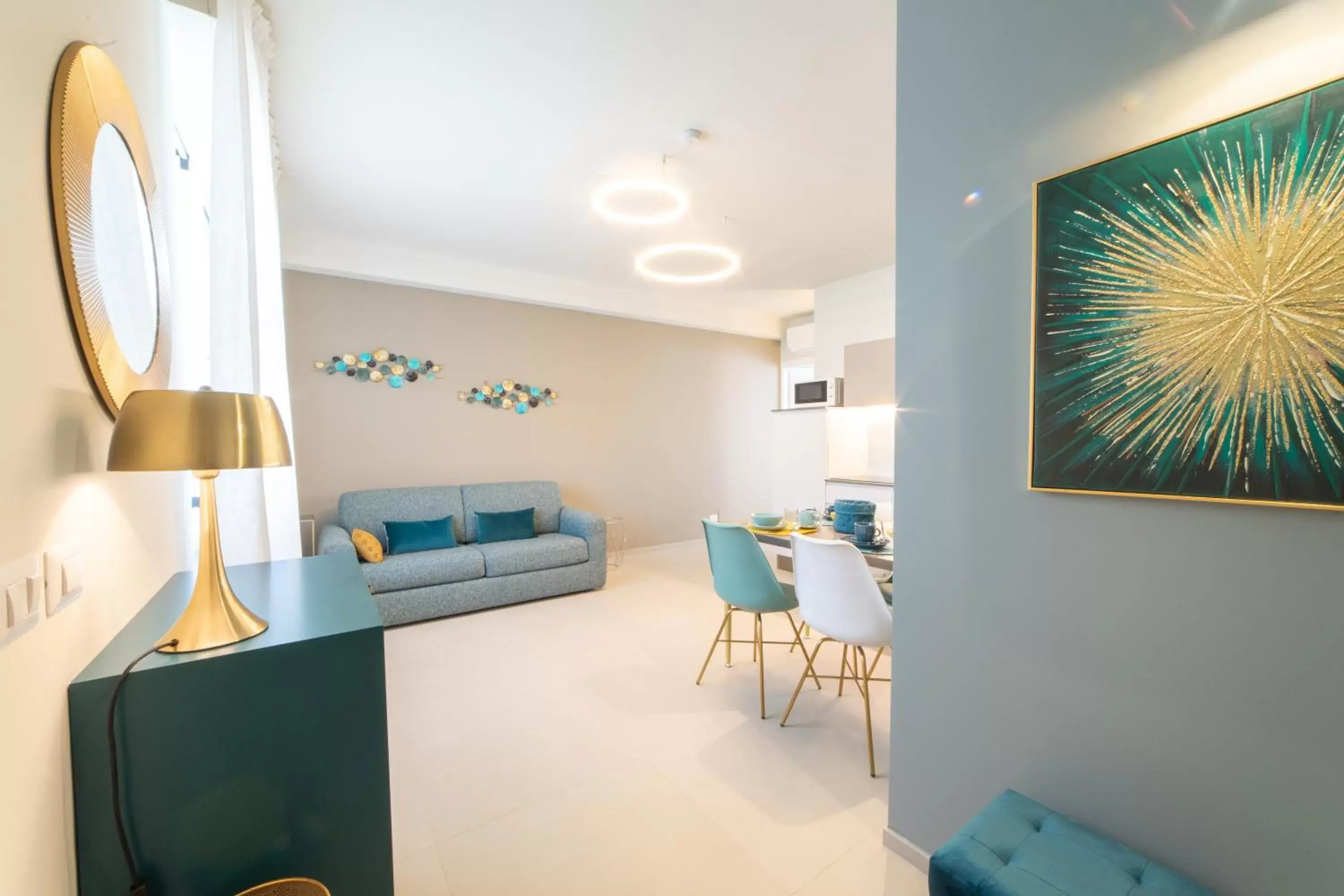 Kitchen or kitchenette, Seating Area in Casa Agnese