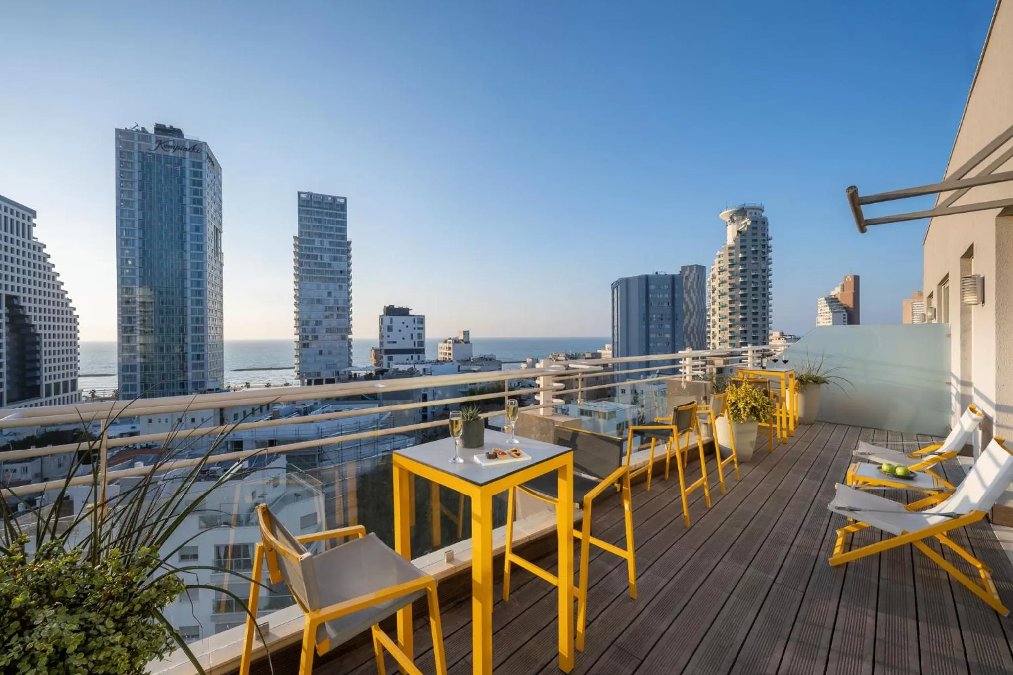 Balcony/Terrace in BY14 TLV Hotel