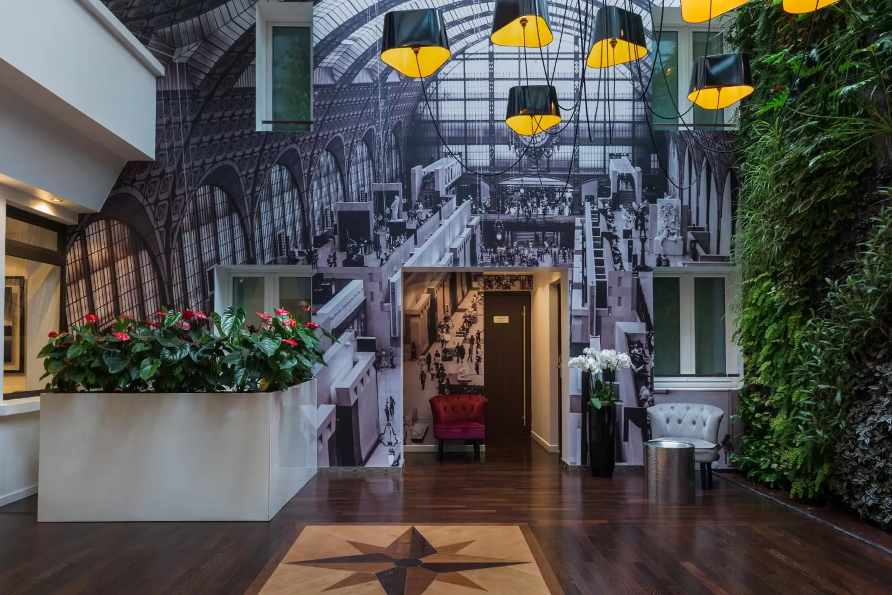 Lobby or reception, Facade/Entrance in Hotel Aida Marais