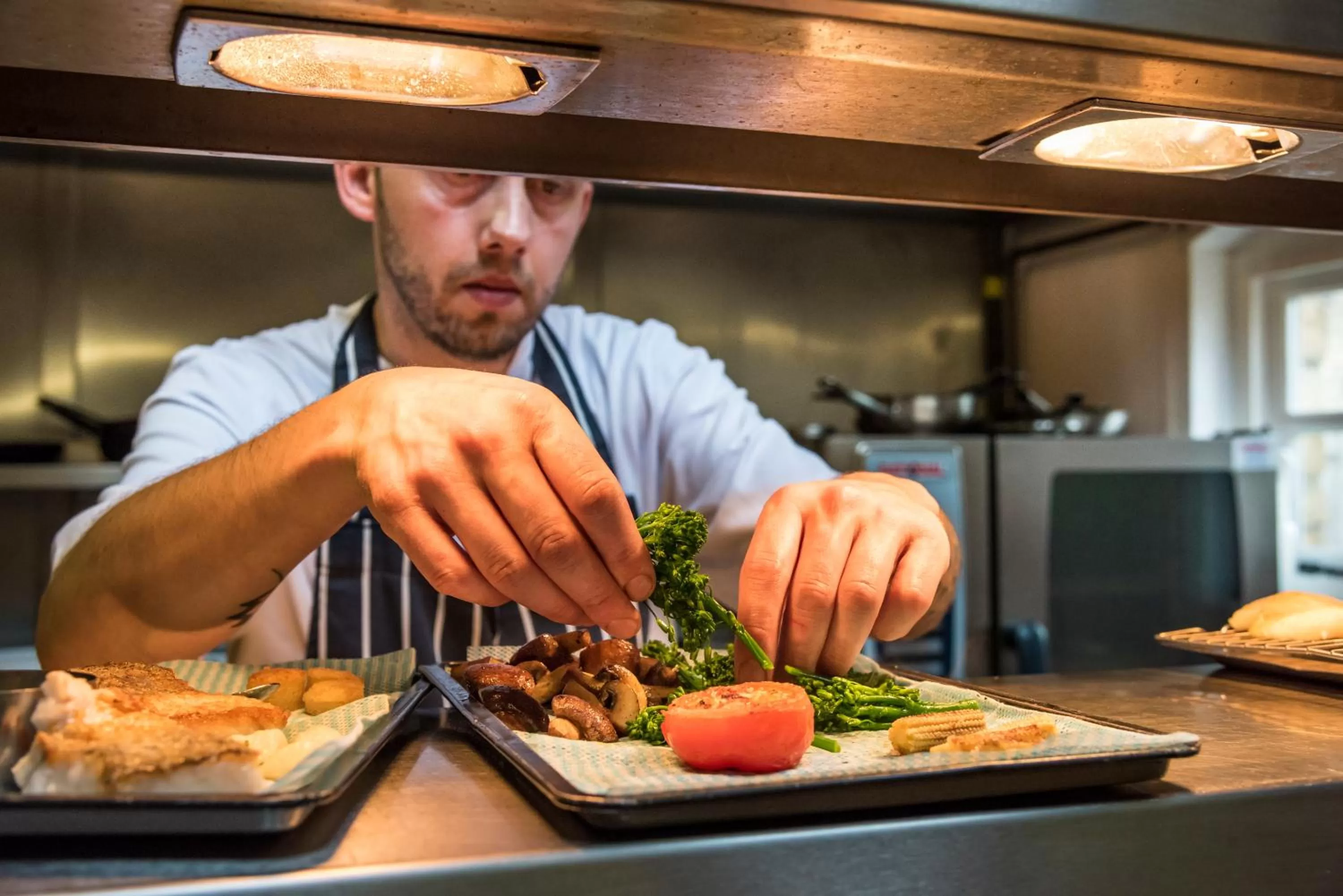 Staff in Number Four at Stow