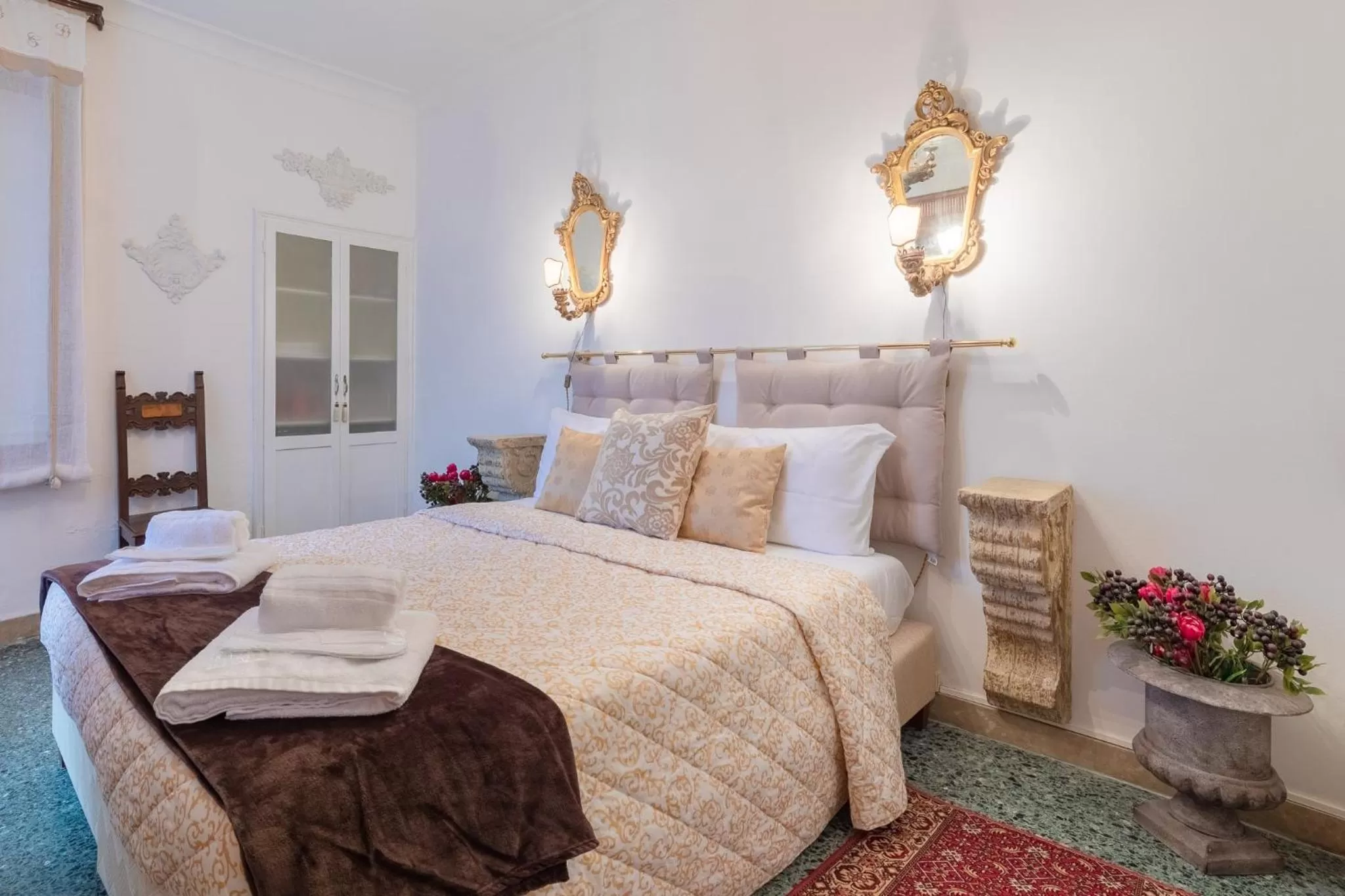 Bed in Hotel Mezzo Pozzo