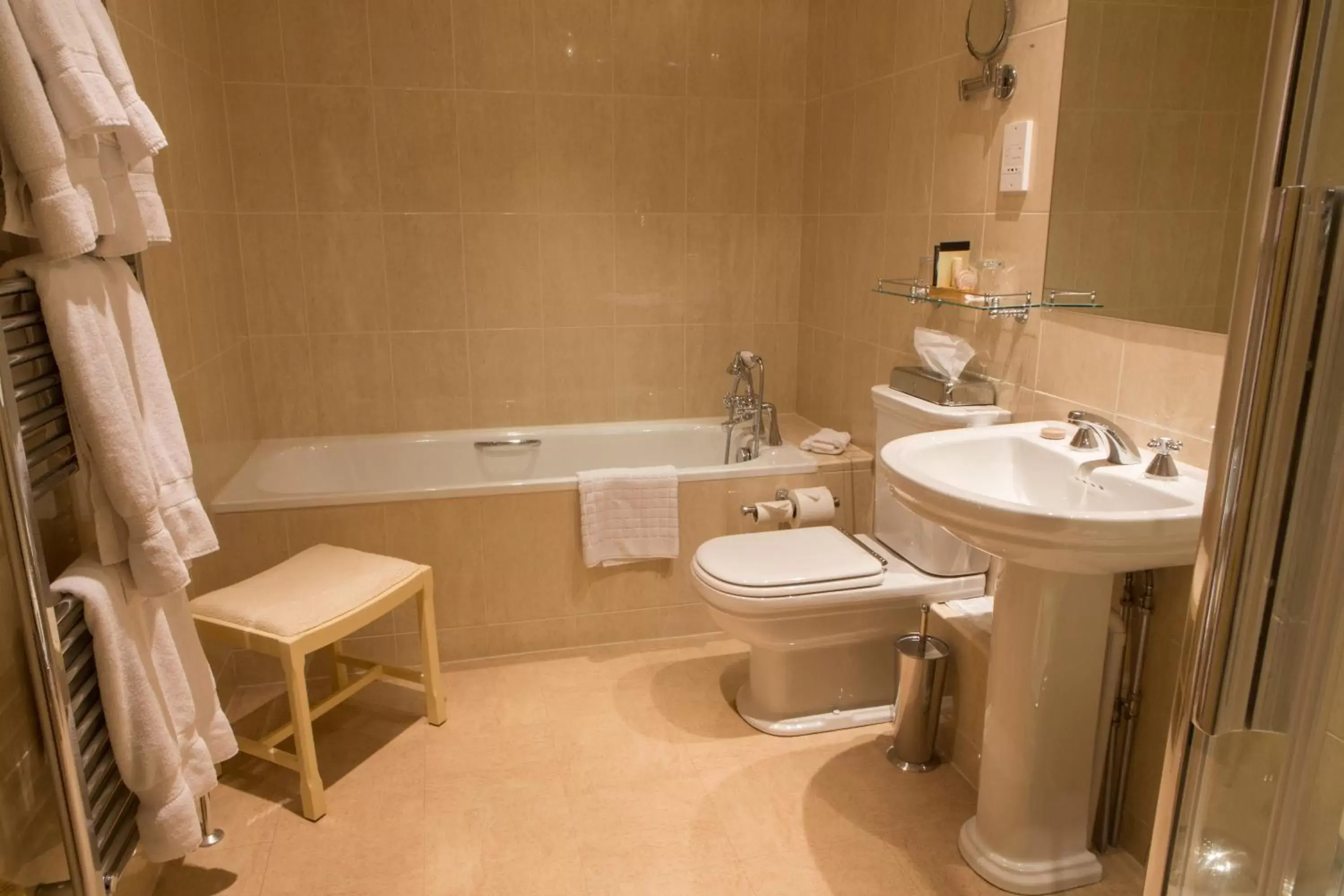 Shower, Bathroom in Horsted Place Hotel