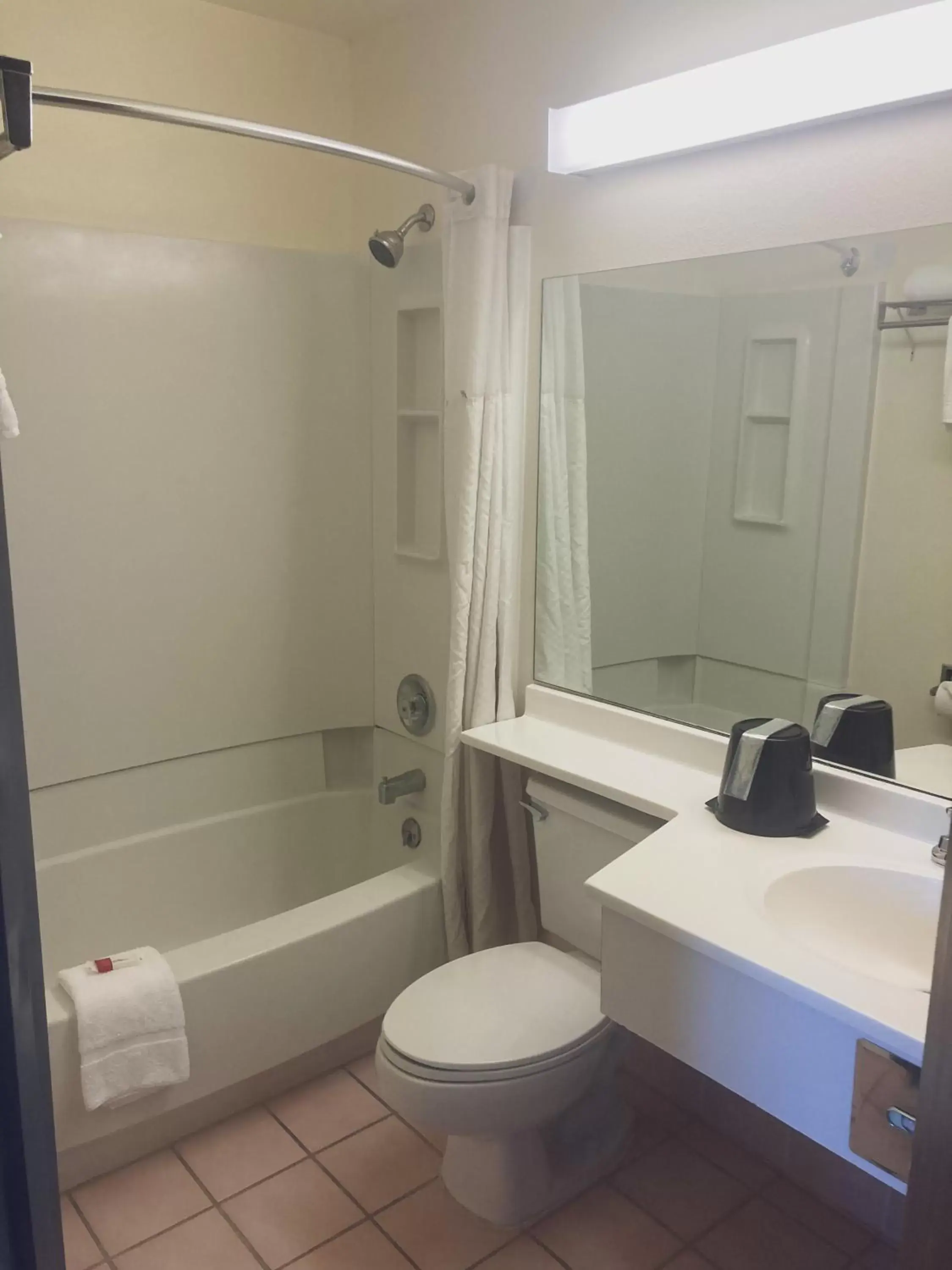 Bathroom in Super 8 by Wyndham Windsor