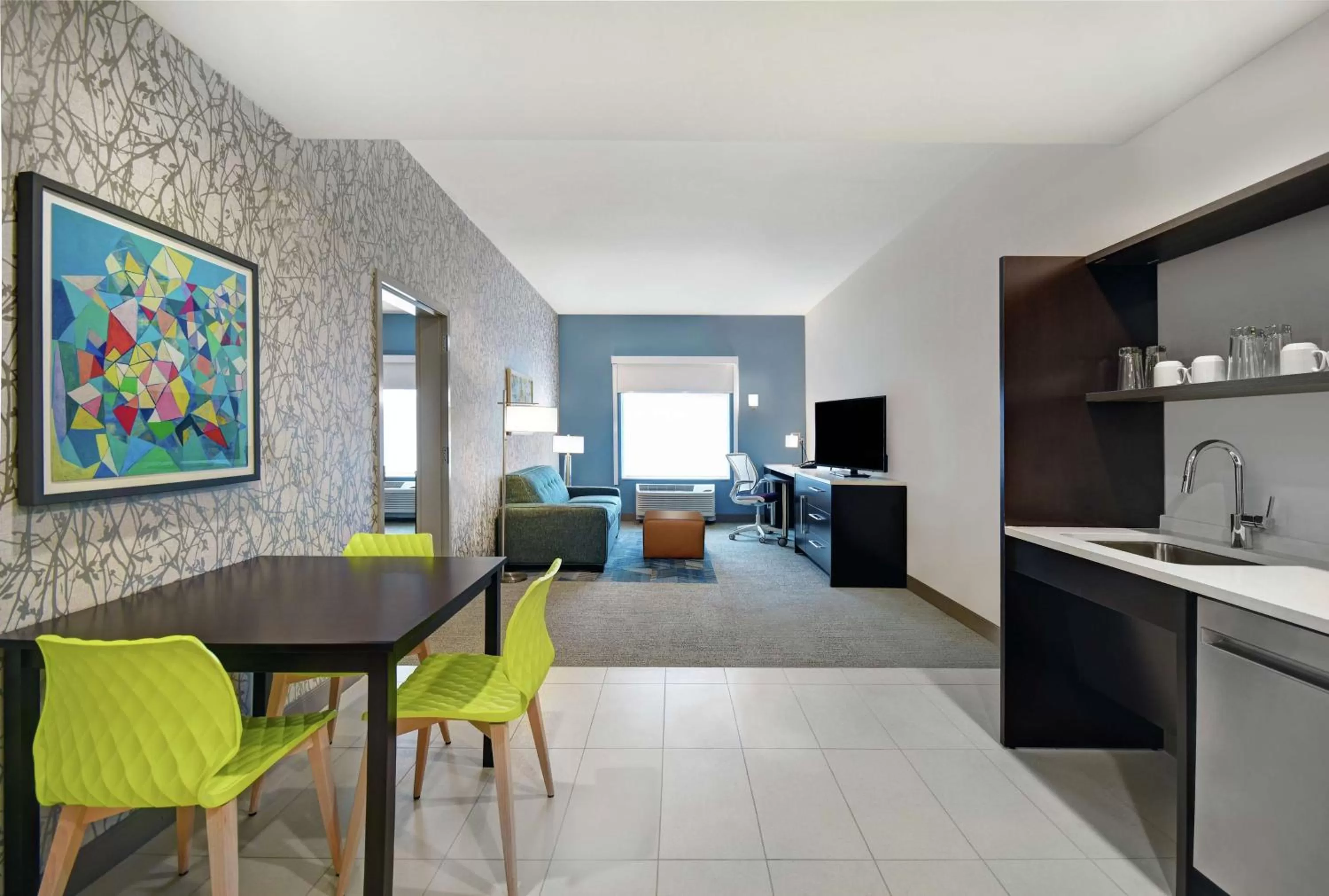 Bedroom in Home2 Suites By Hilton Lawrenceville Atlanta Sugarloaf, Ga