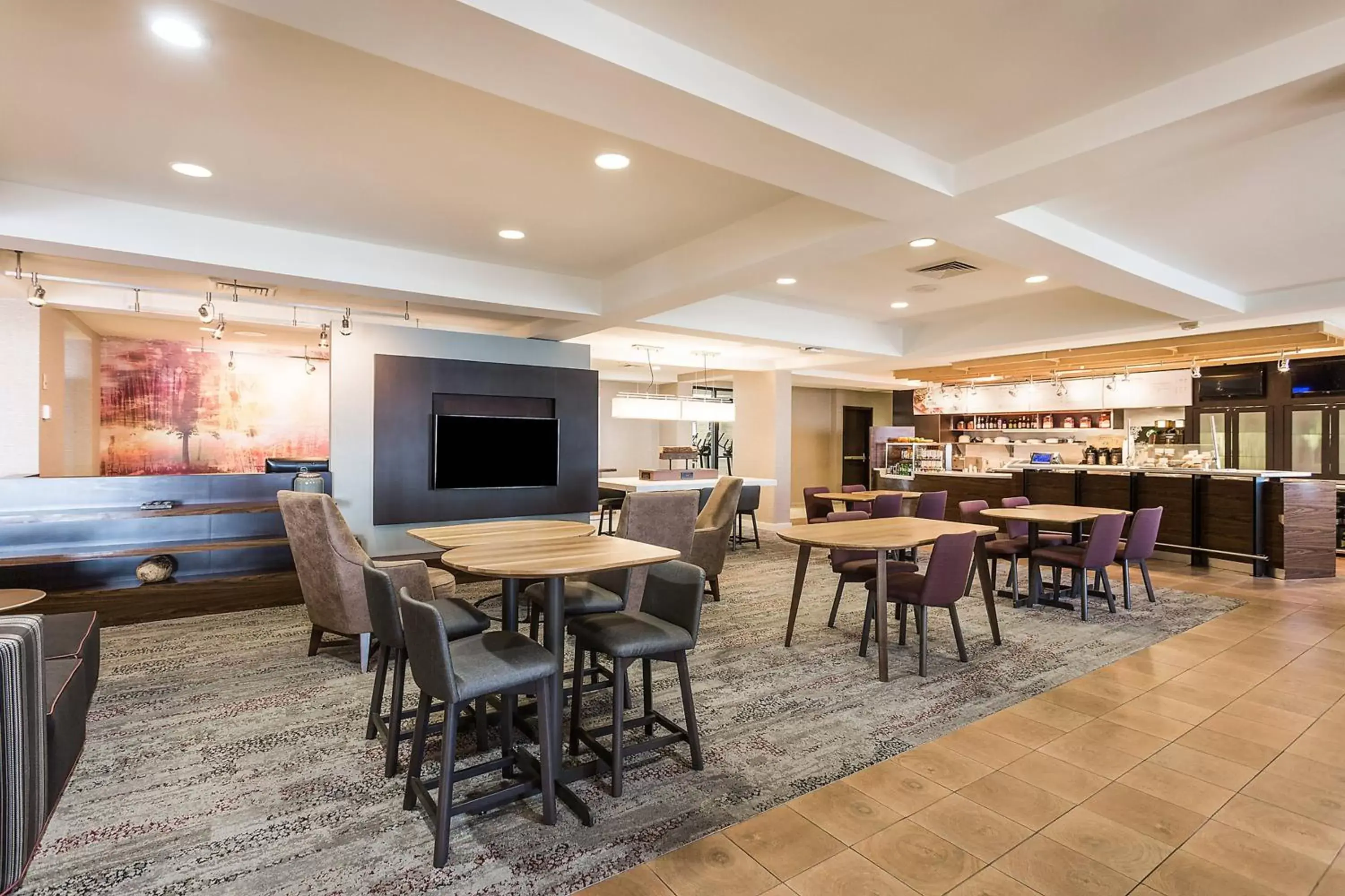 Lobby or reception, Restaurant/Places to Eat in Courtyard by Marriott Rocky Mount