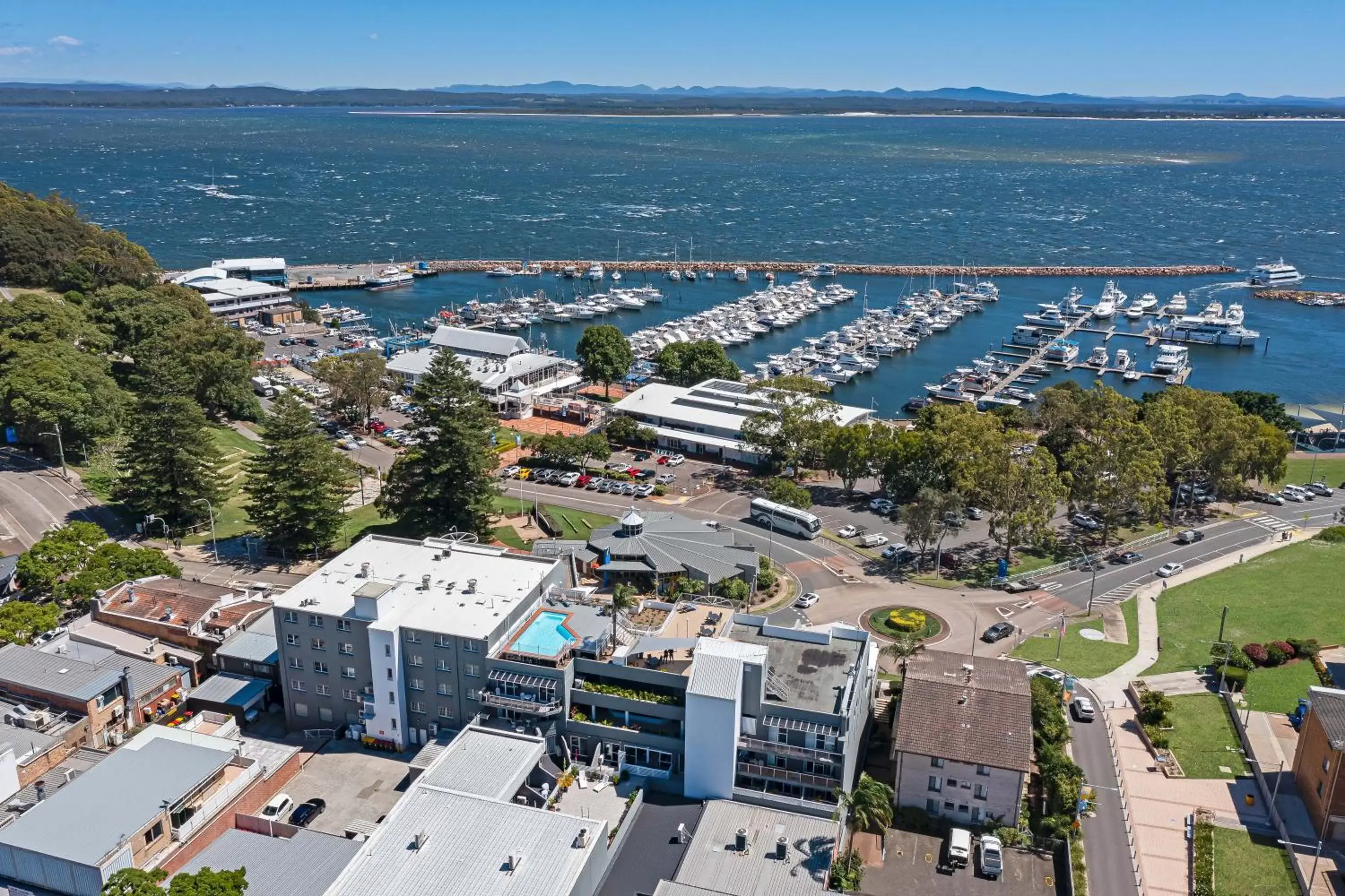 Location, Bird's-eye View in Nelson Towers Motel & Apartments