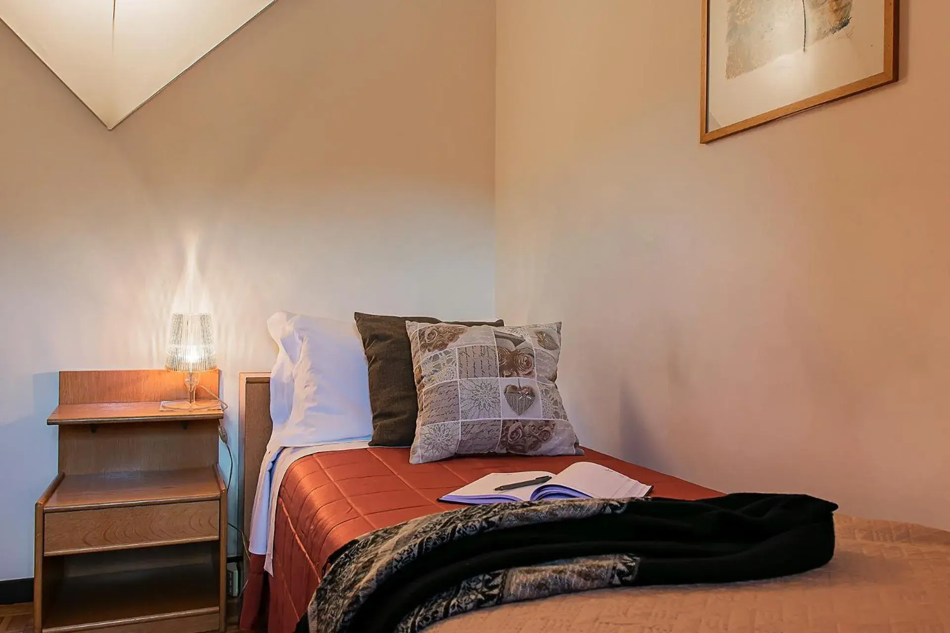 Decorative detail, Bed in La Vecchia Cartiera Decorative detail, Bed in La Vecchia Cartiera