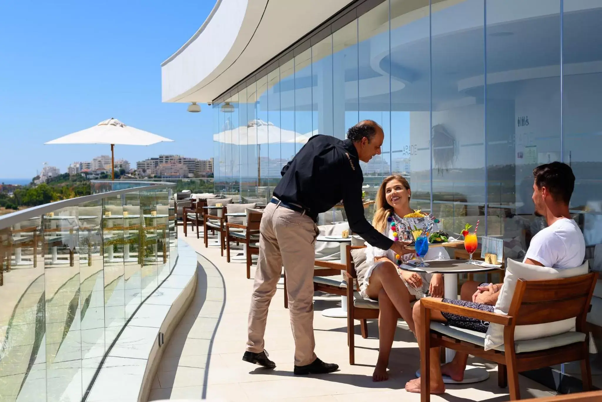 Balcony/Terrace in Jupiter Marina Hotel - Couples & Spa