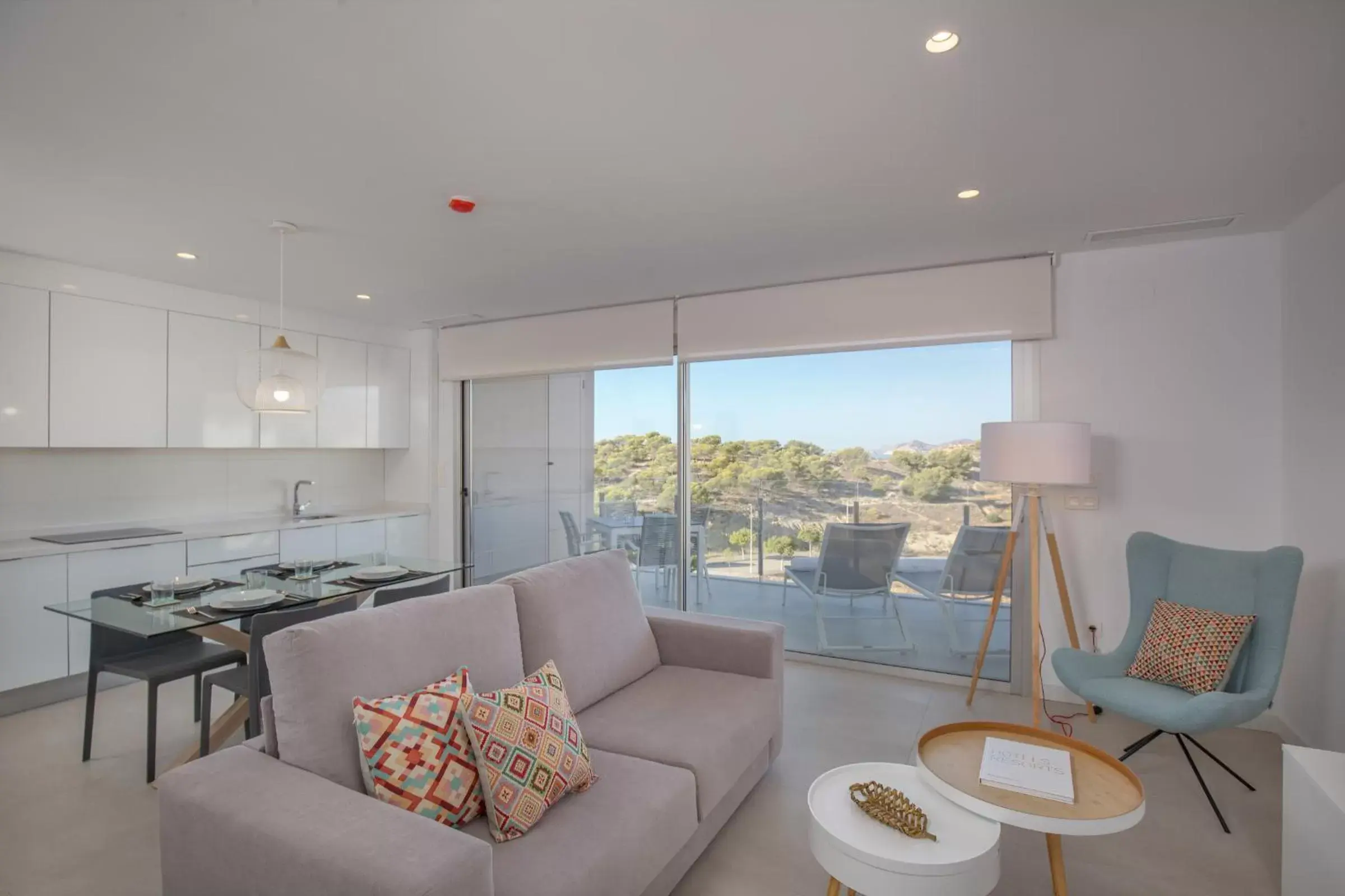 Living room, Seating Area in Blue Line Apartment Hotel