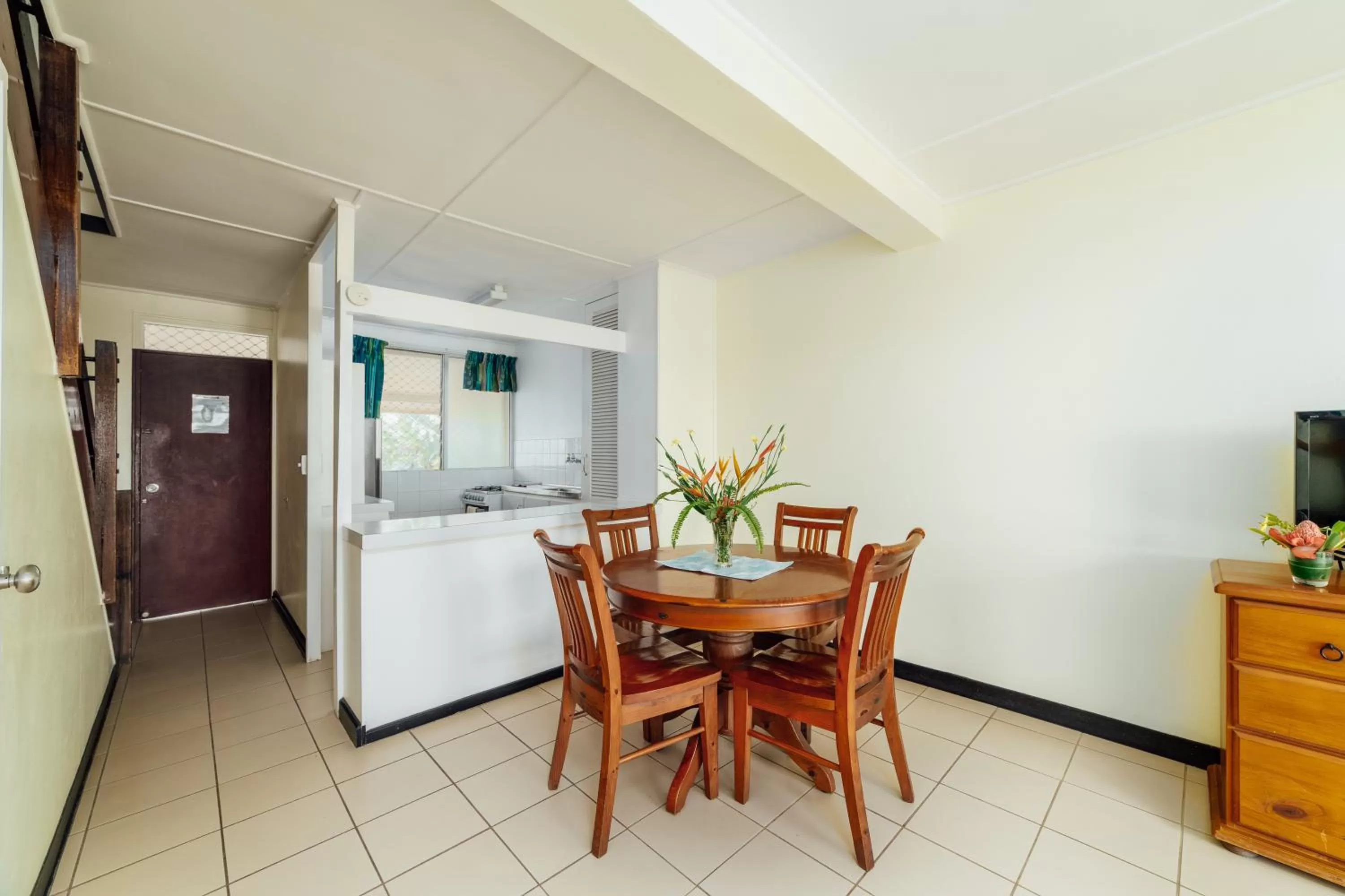Dining area in Kaiviti Motel