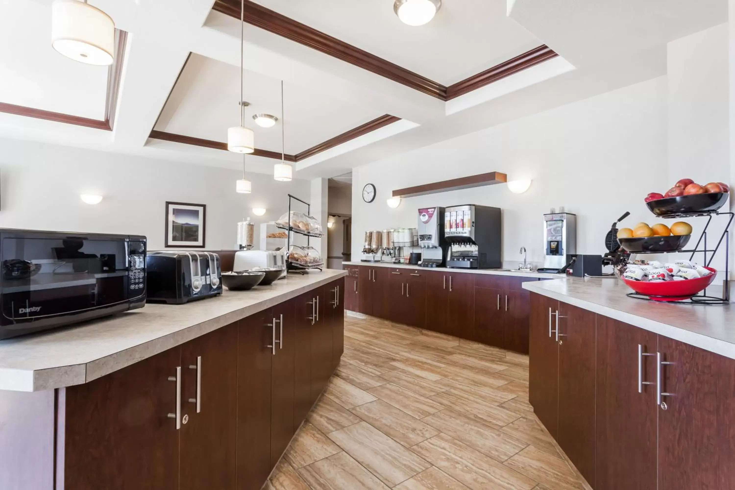 Continental breakfast in Ramada by Wyndham Creston Continental breakfast in Ramada by Wyndham Creston