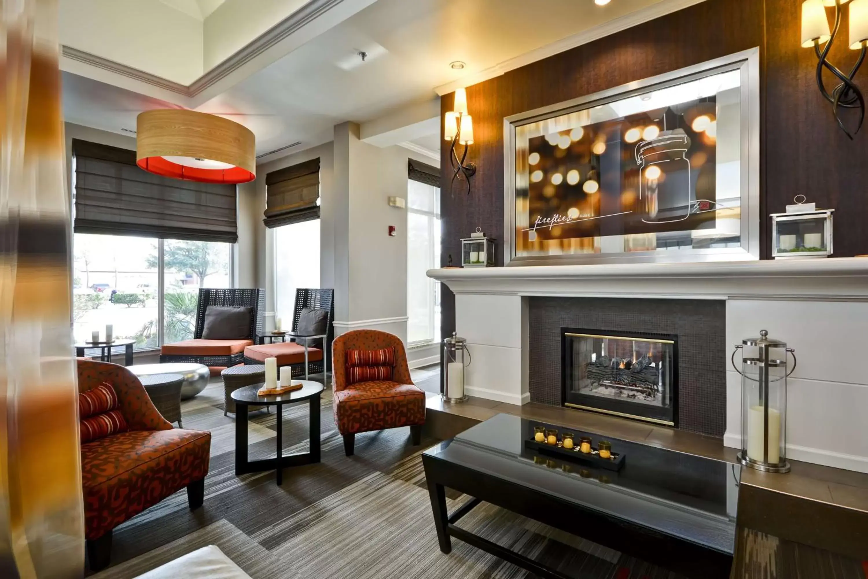Lobby or reception, Lounge/Bar in Hilton Garden Inn Austin Round Rock