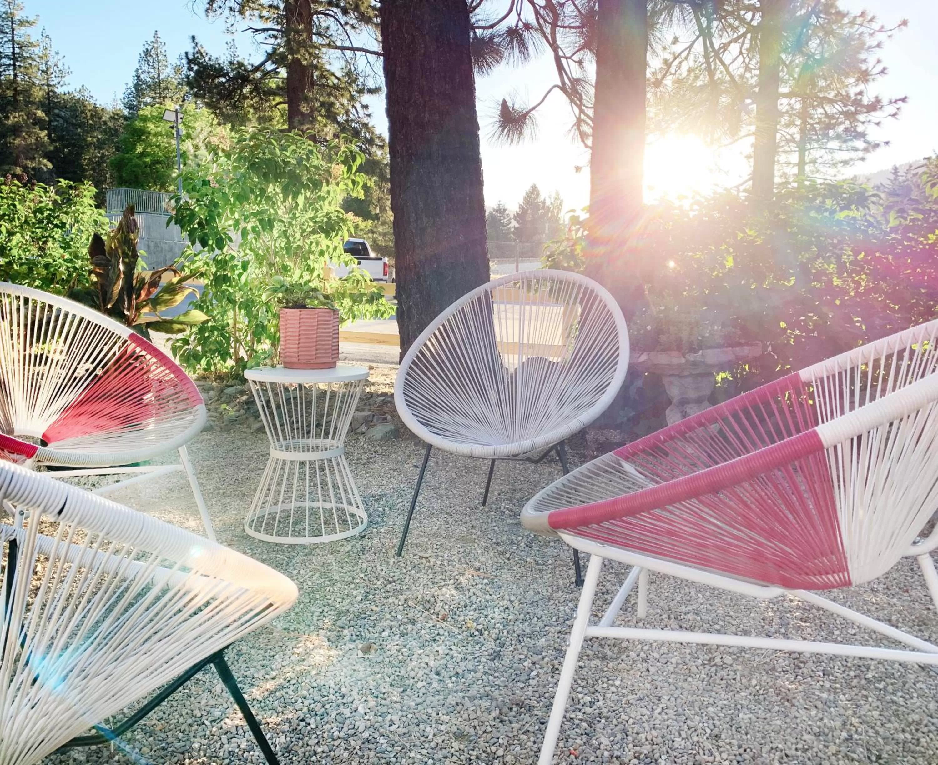 Patio in Grand Pine Cabins