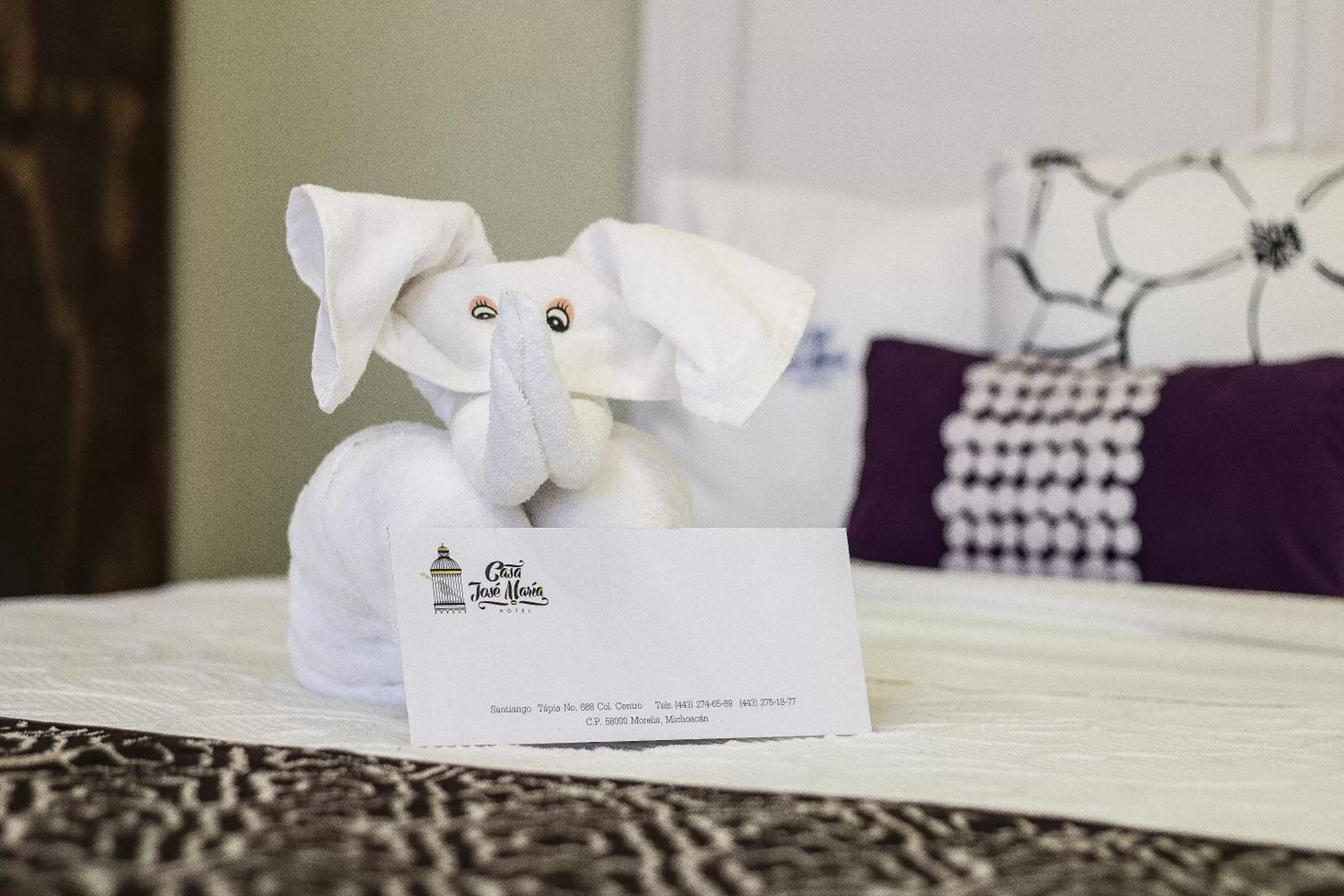 Decorative detail, Bed in Casa Jose Maria