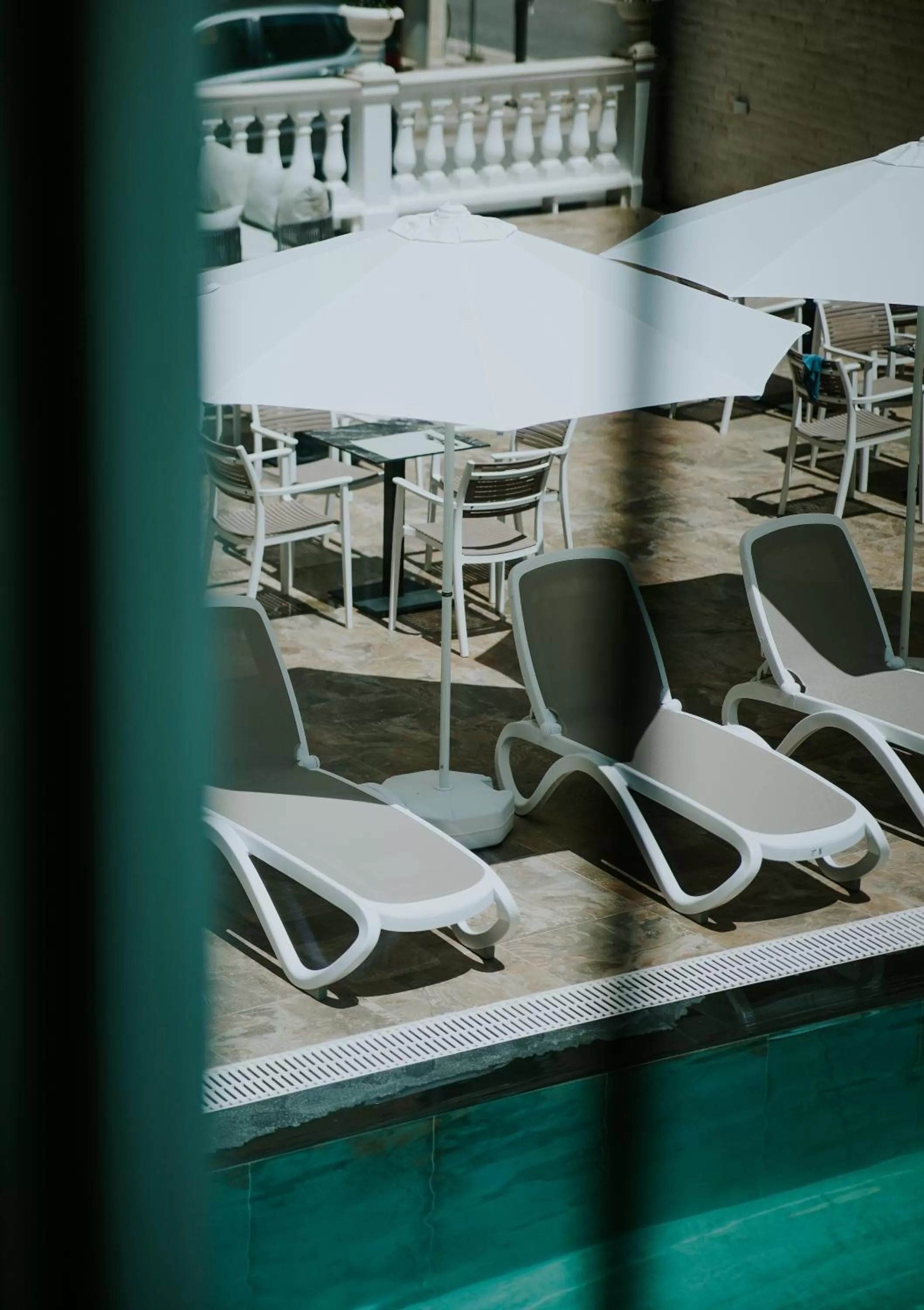 Pool view in Martiness Hotel Durres