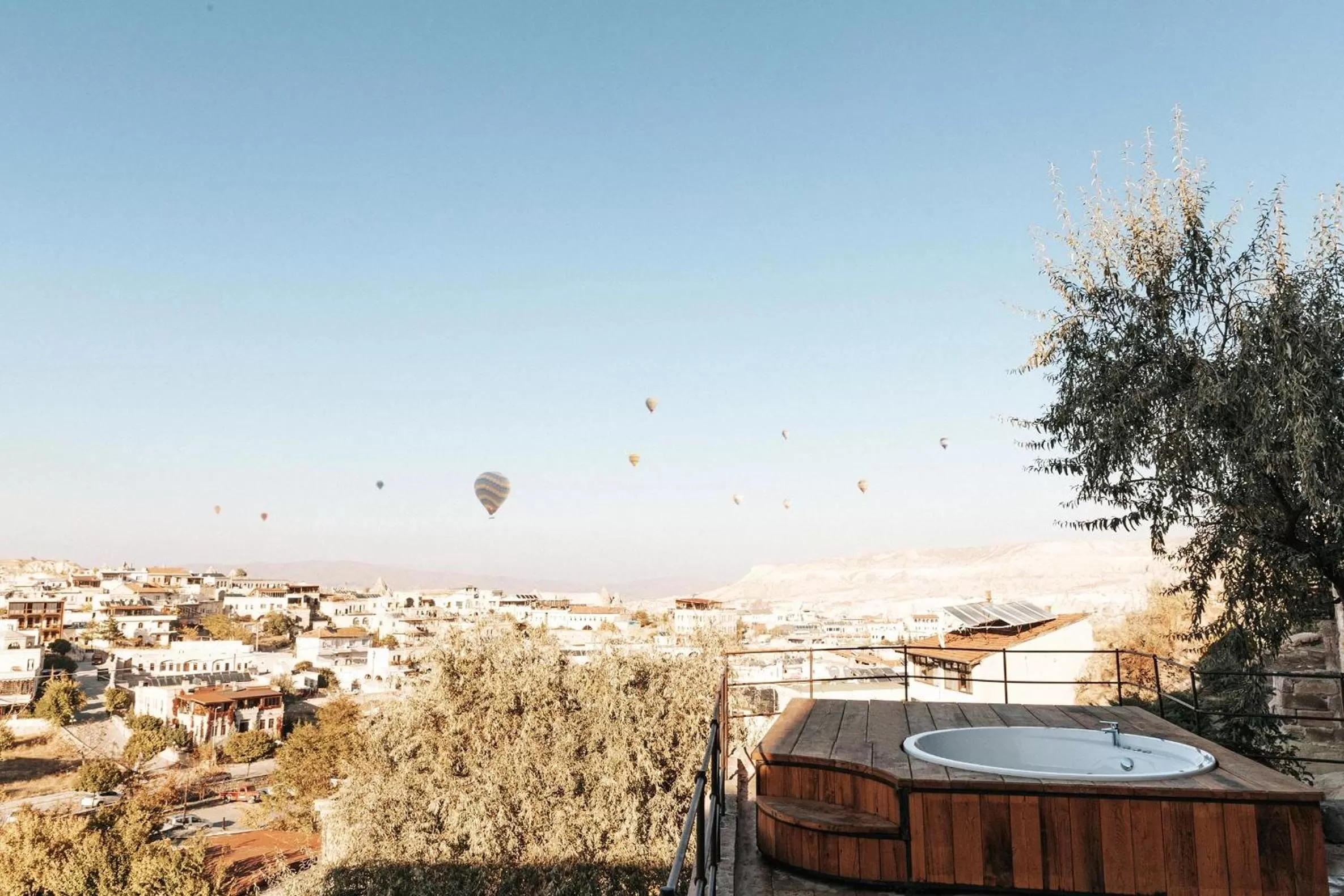Hot Tub in Kelebek Special Cave Hotel & Spa