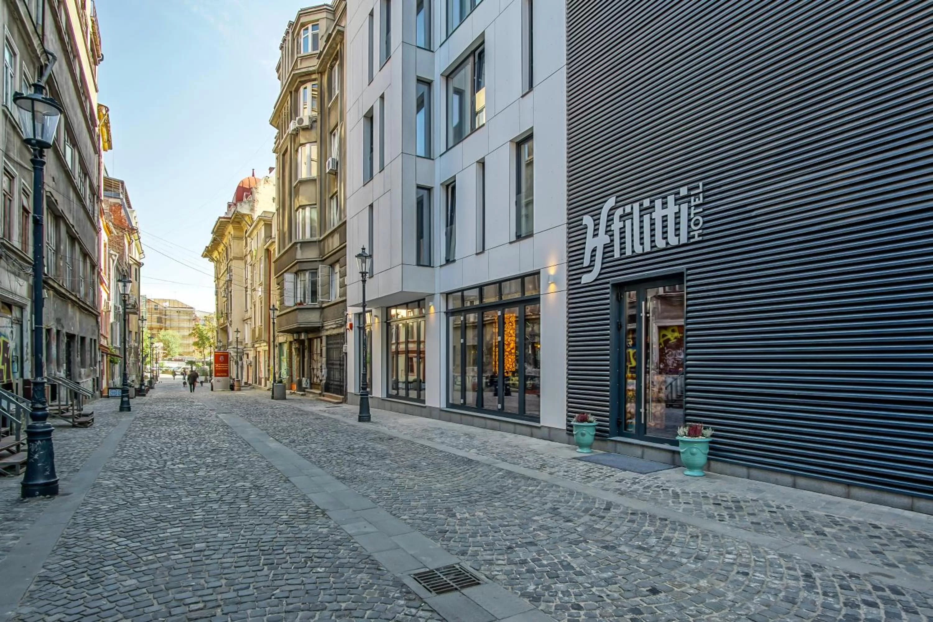 Facade/entrance in Filitti Boutique Hotel