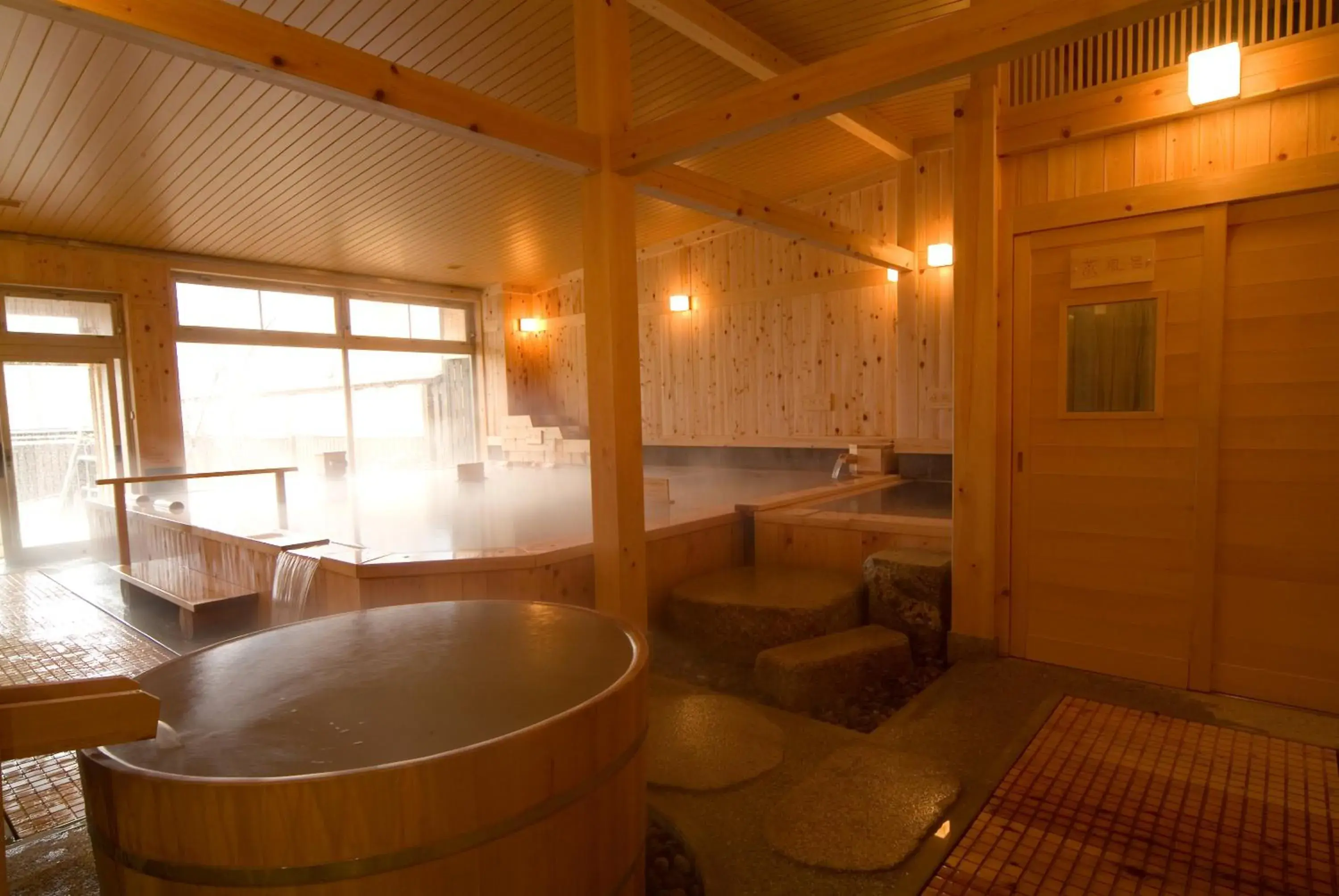 Public Bath, Bathroom in Okuhida Hot spring Miyama Ouan