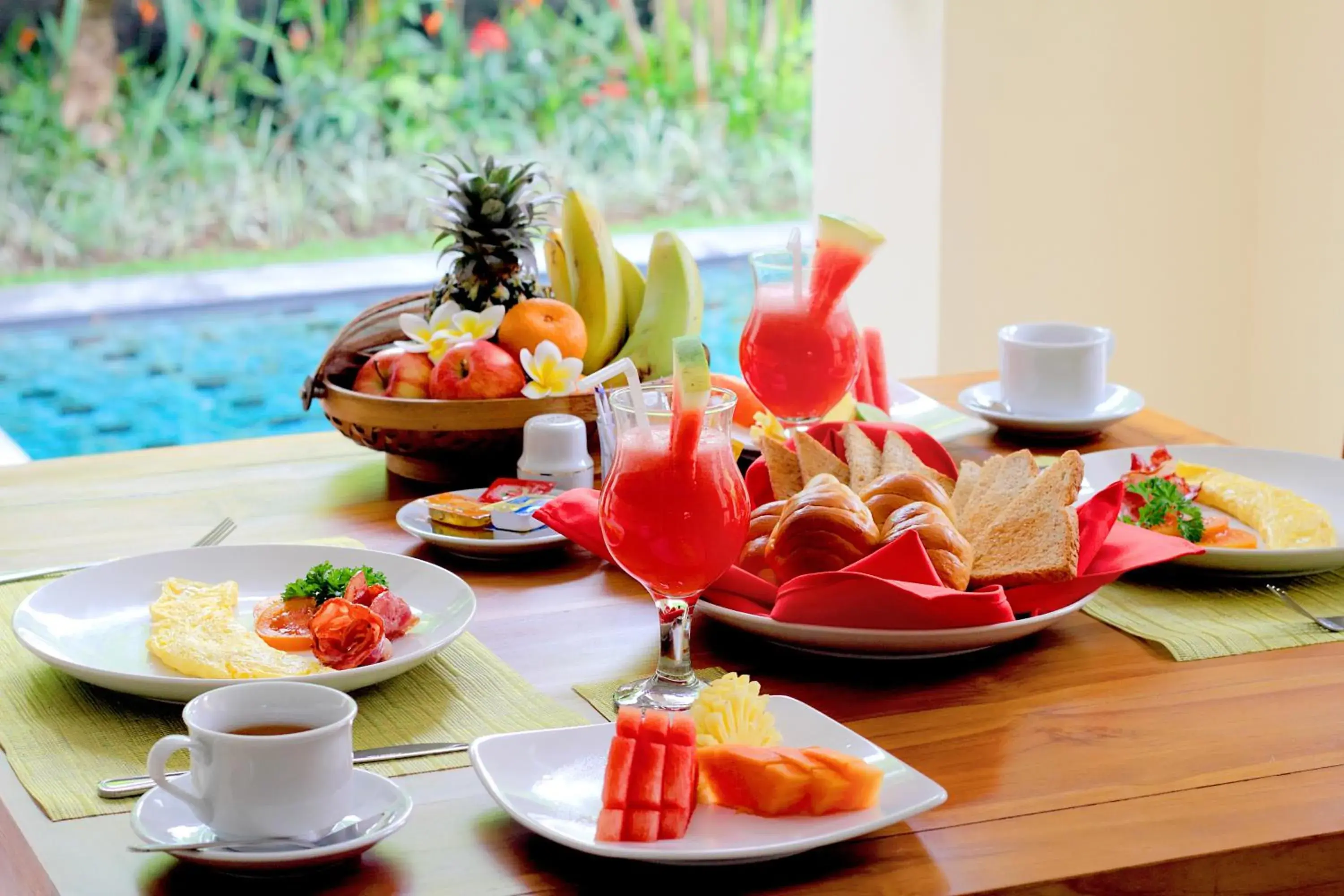 Dining area in Kadiga Villas Ubud