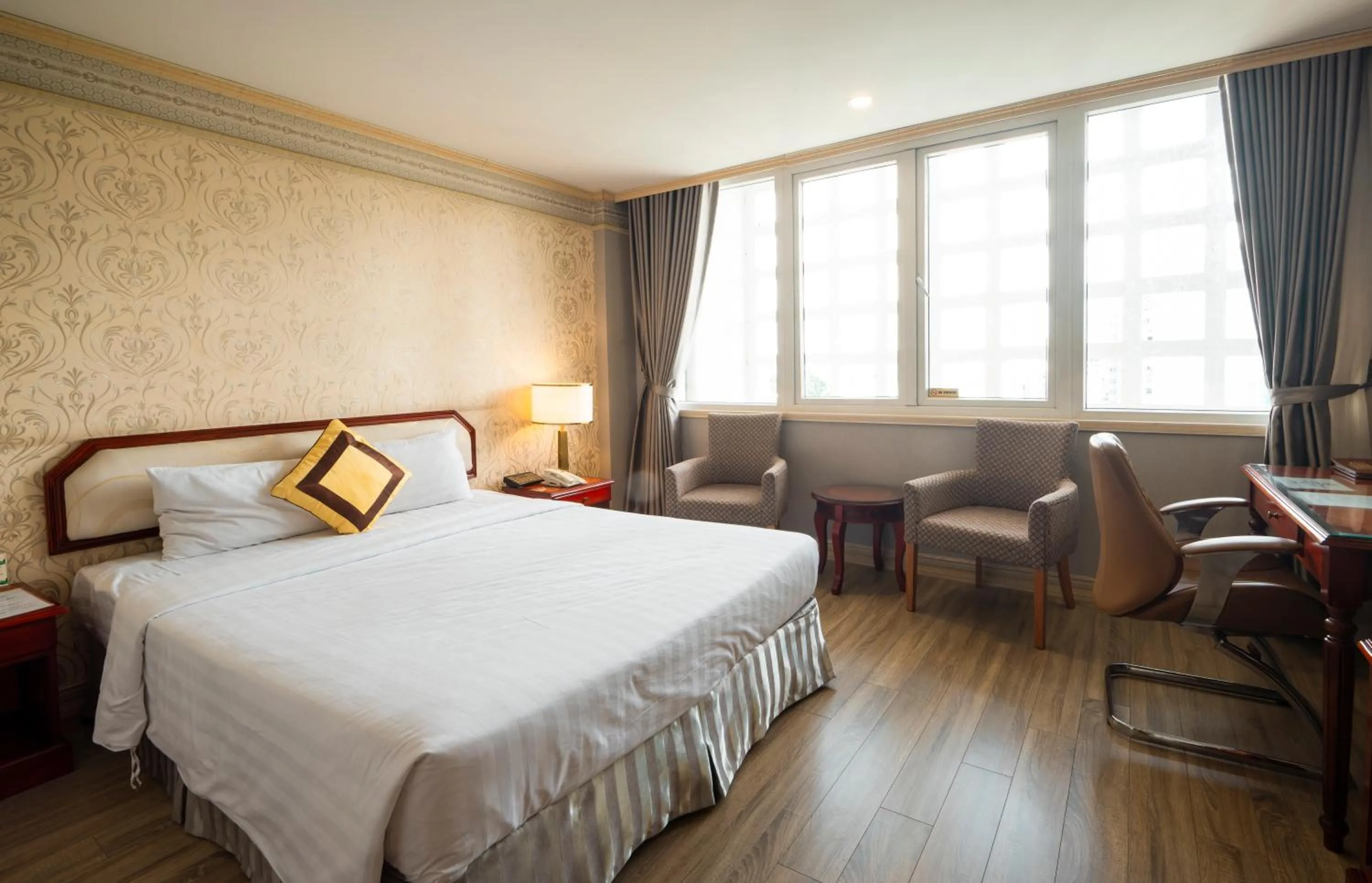 Bedroom, Bed in Lotus Saigon Hotel