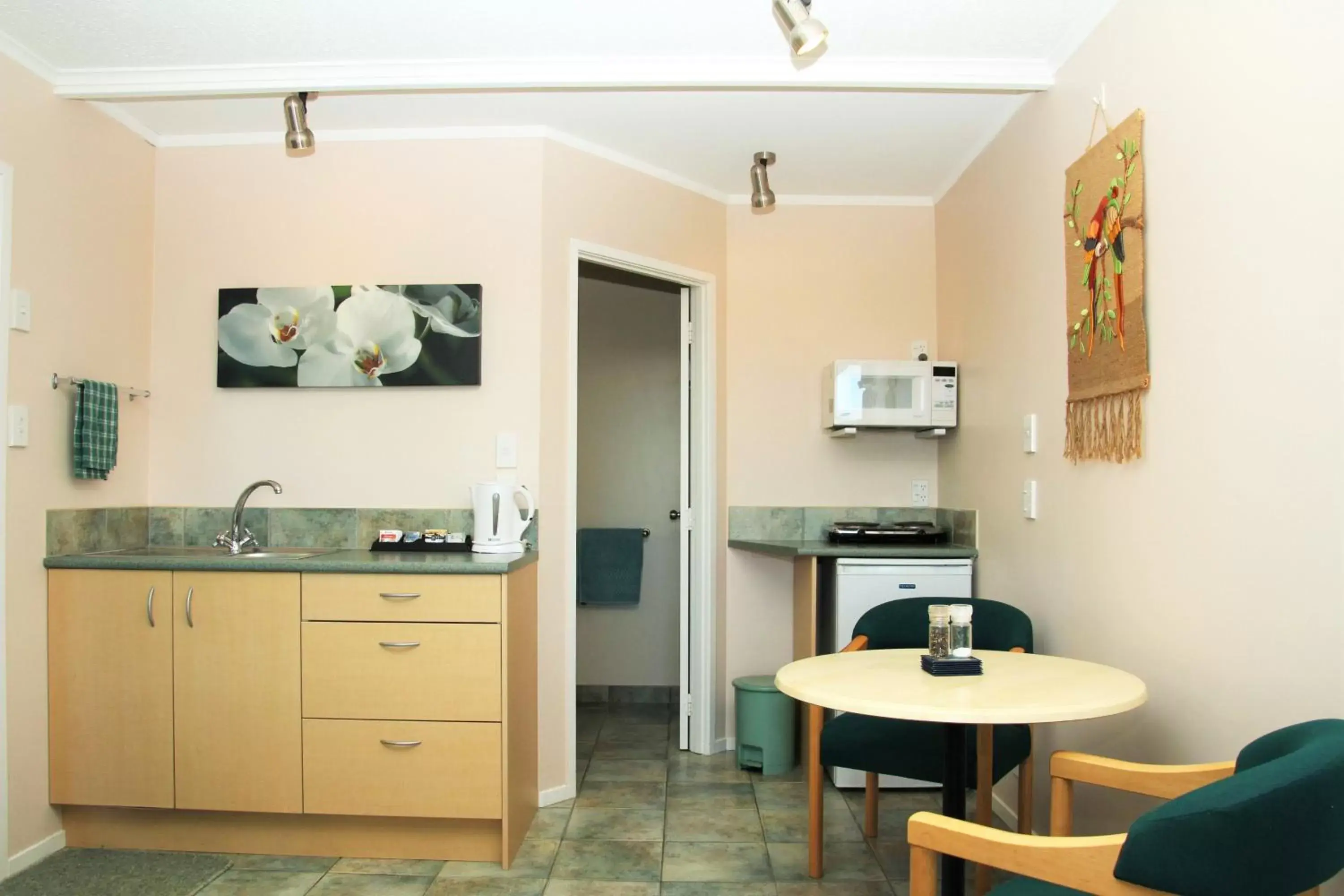 Coffee/tea facilities, Kitchen/Kitchenette in Cook's Lookout Motel