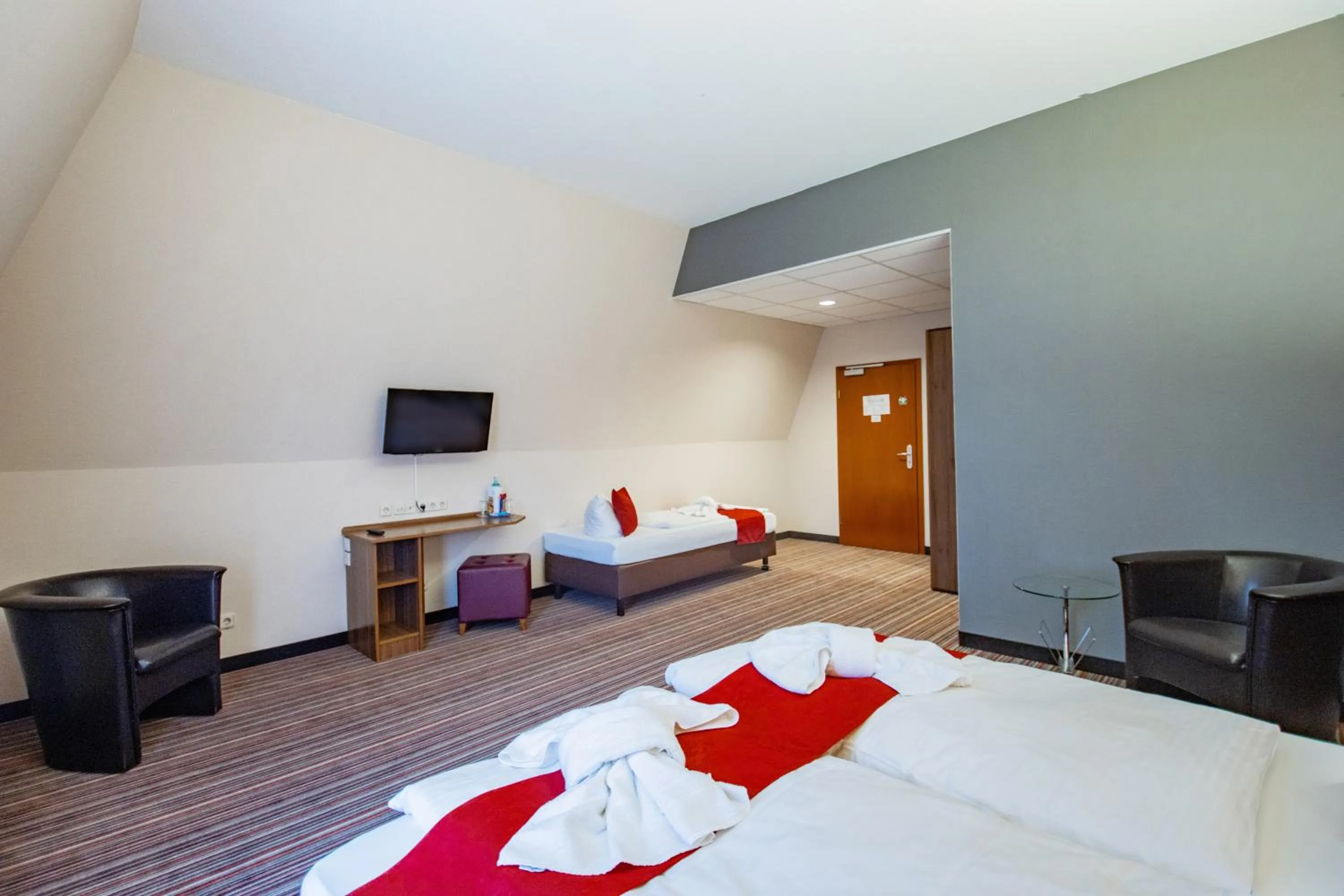 Photo of the whole room, Bed in Seehotel Brandenburg an der Havel