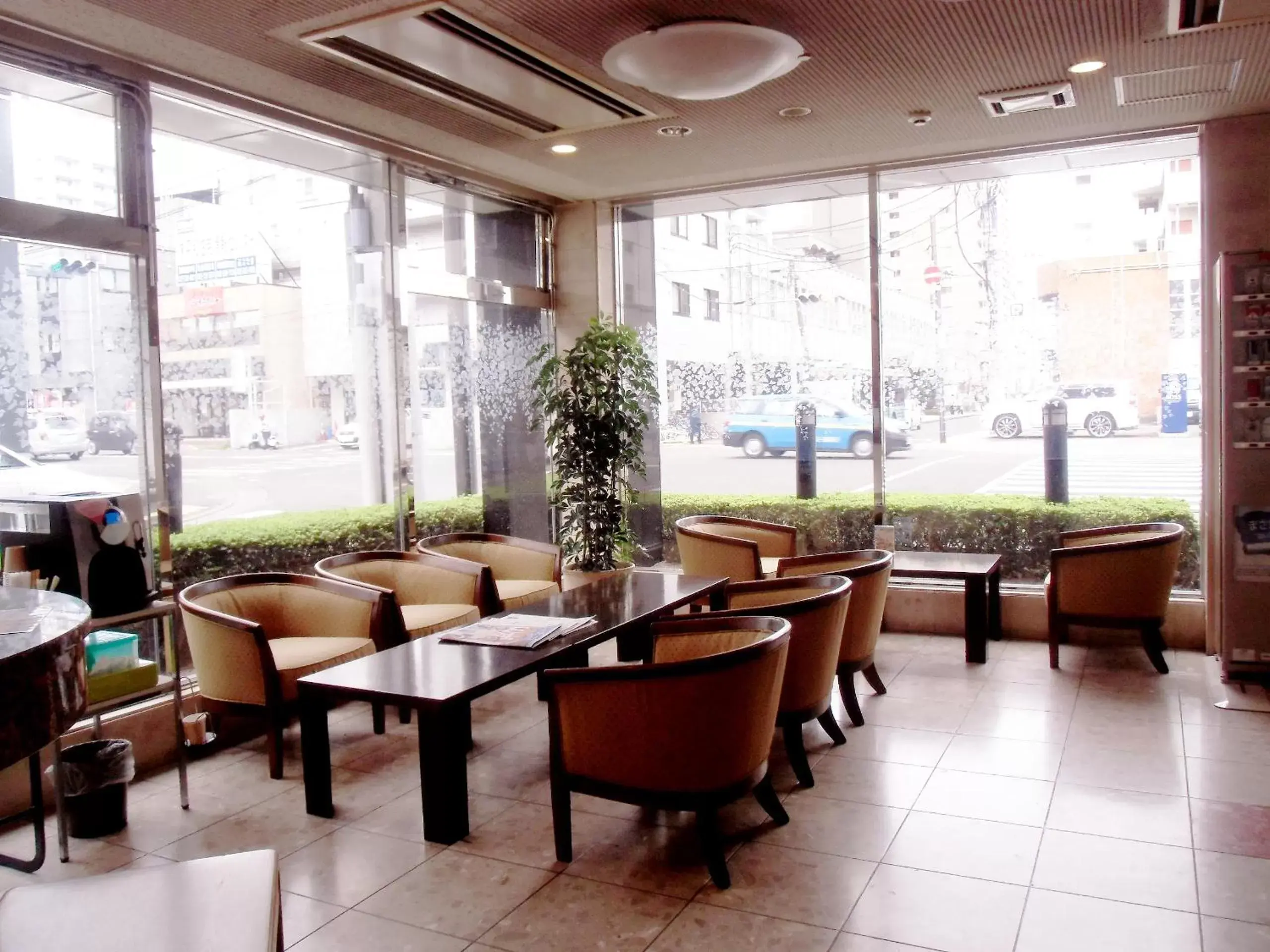 Seating area in Hotel Green Line