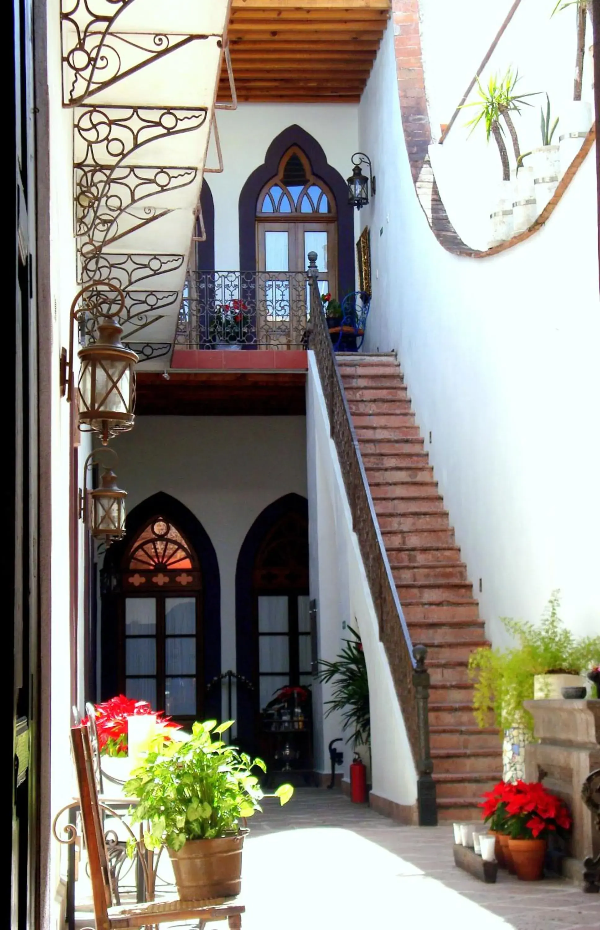 Patio in El Serafin Hotel Boutique