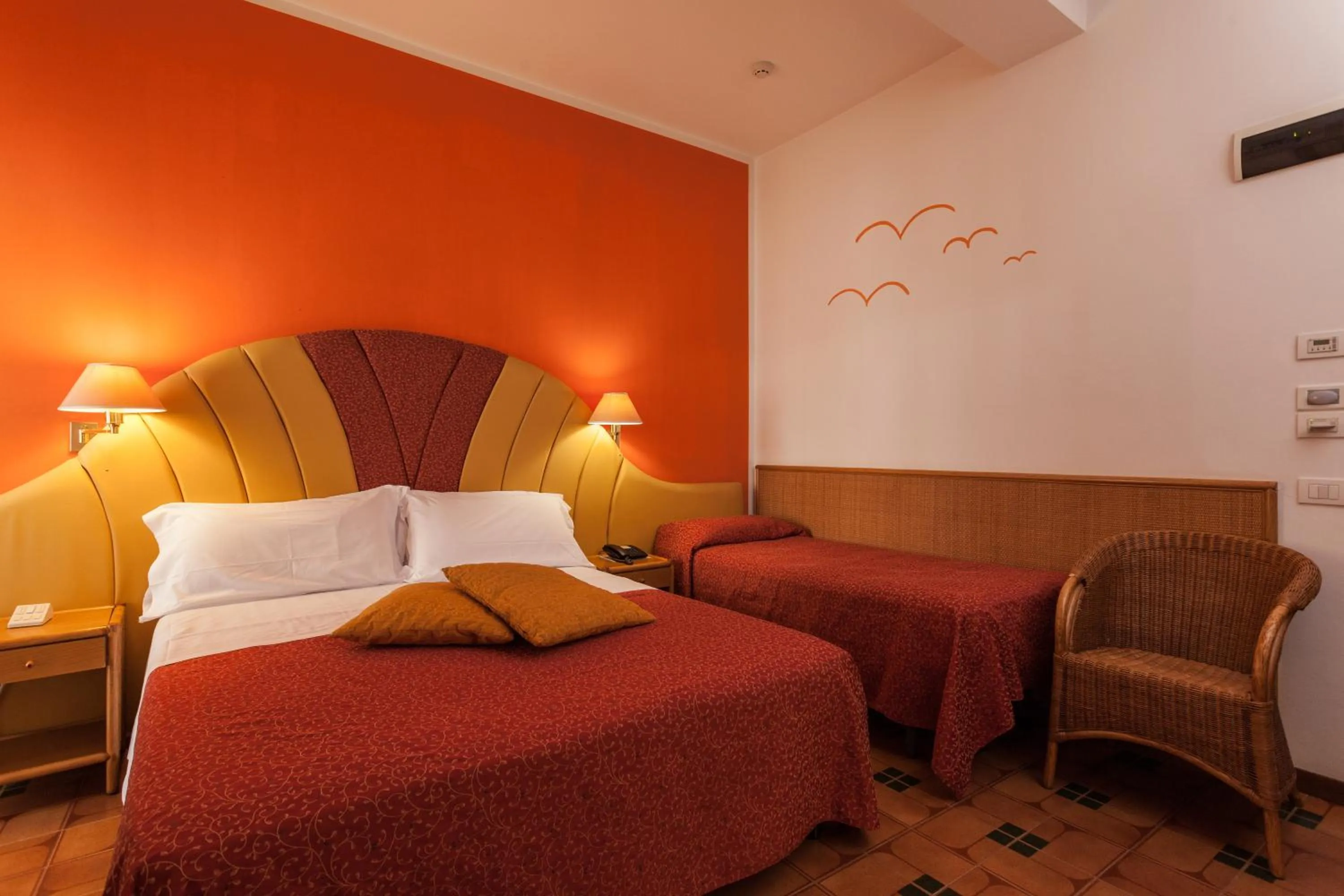 Bed in Hotel Resort Marinella