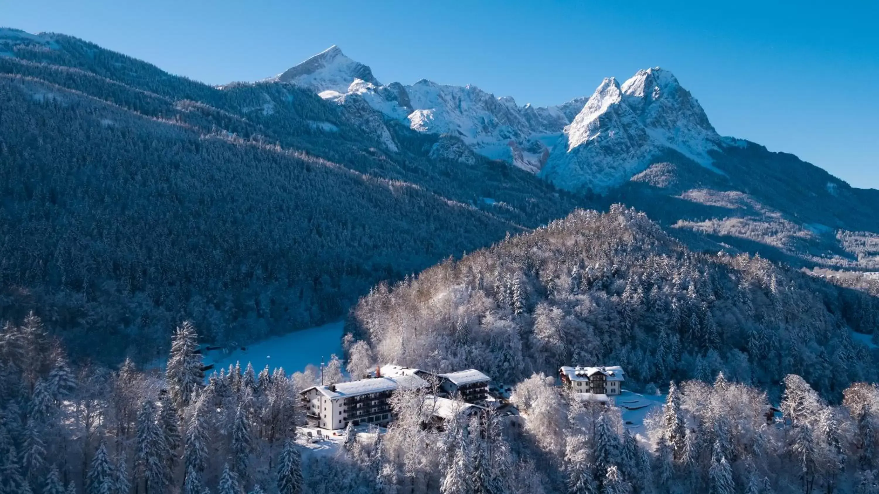 Natural landscape, Winter in Riessersee Hotel