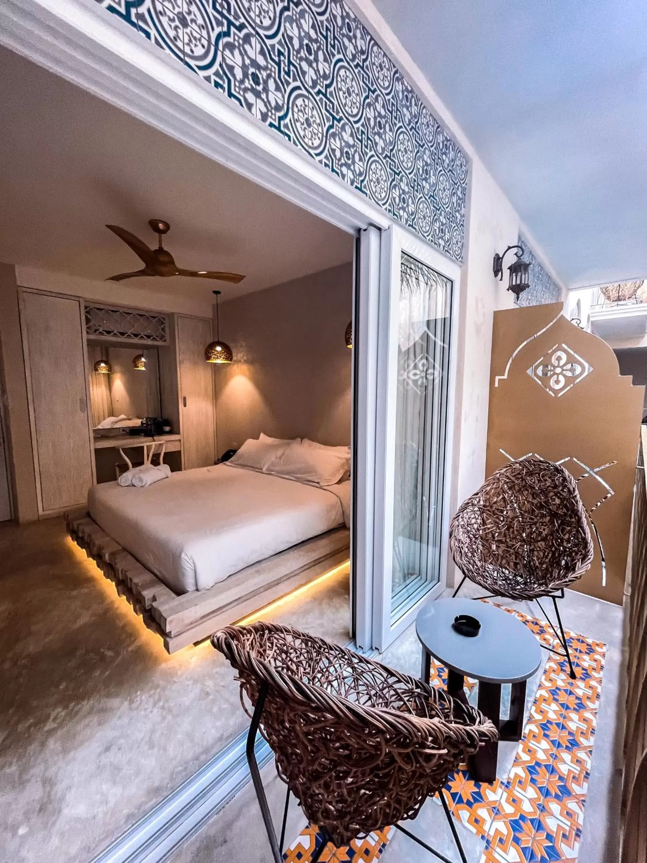 Bed in Layla Tulum - Adults Only