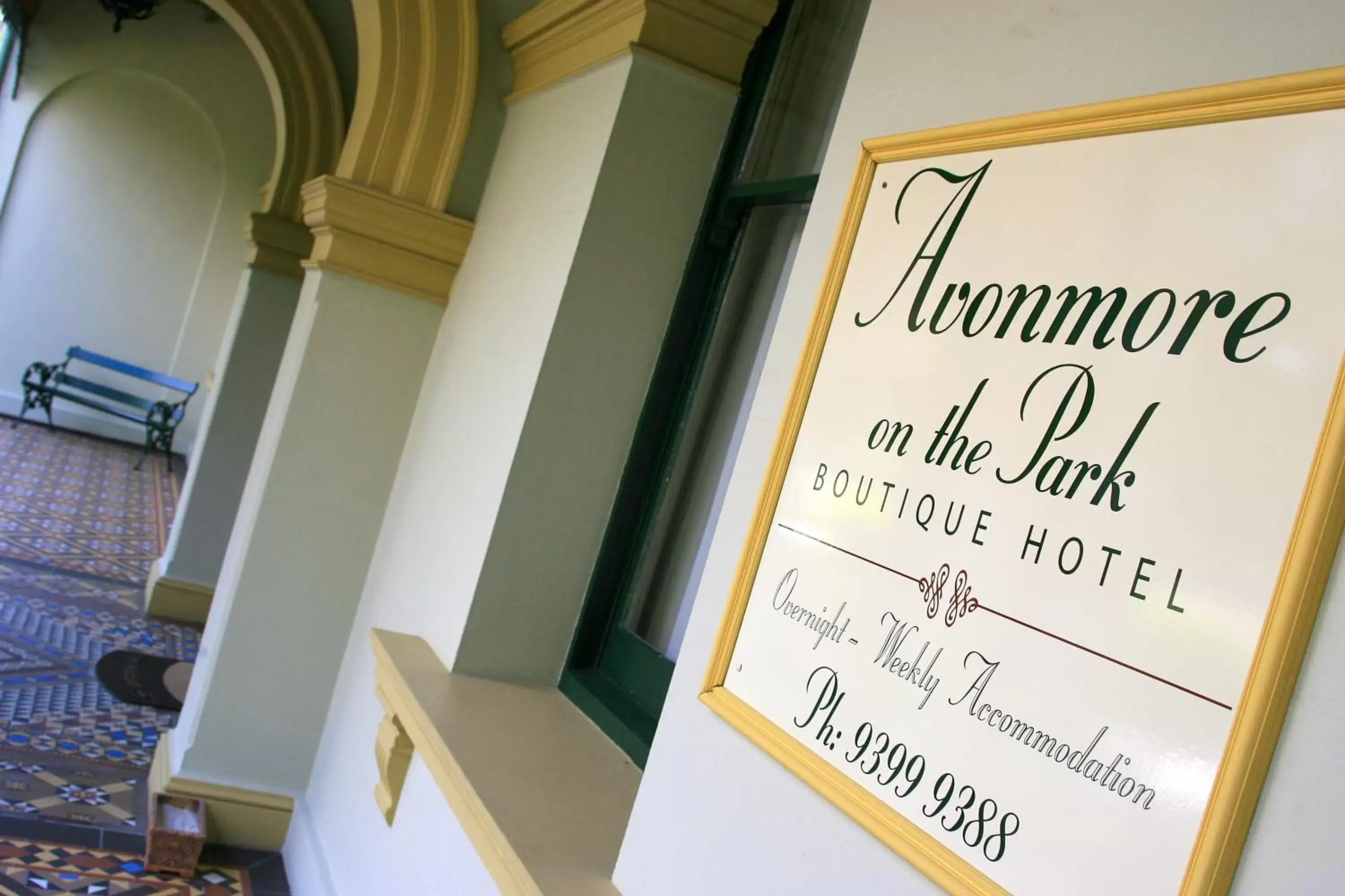 Property logo or sign in Avonmore On The Park Boutique Hotel
