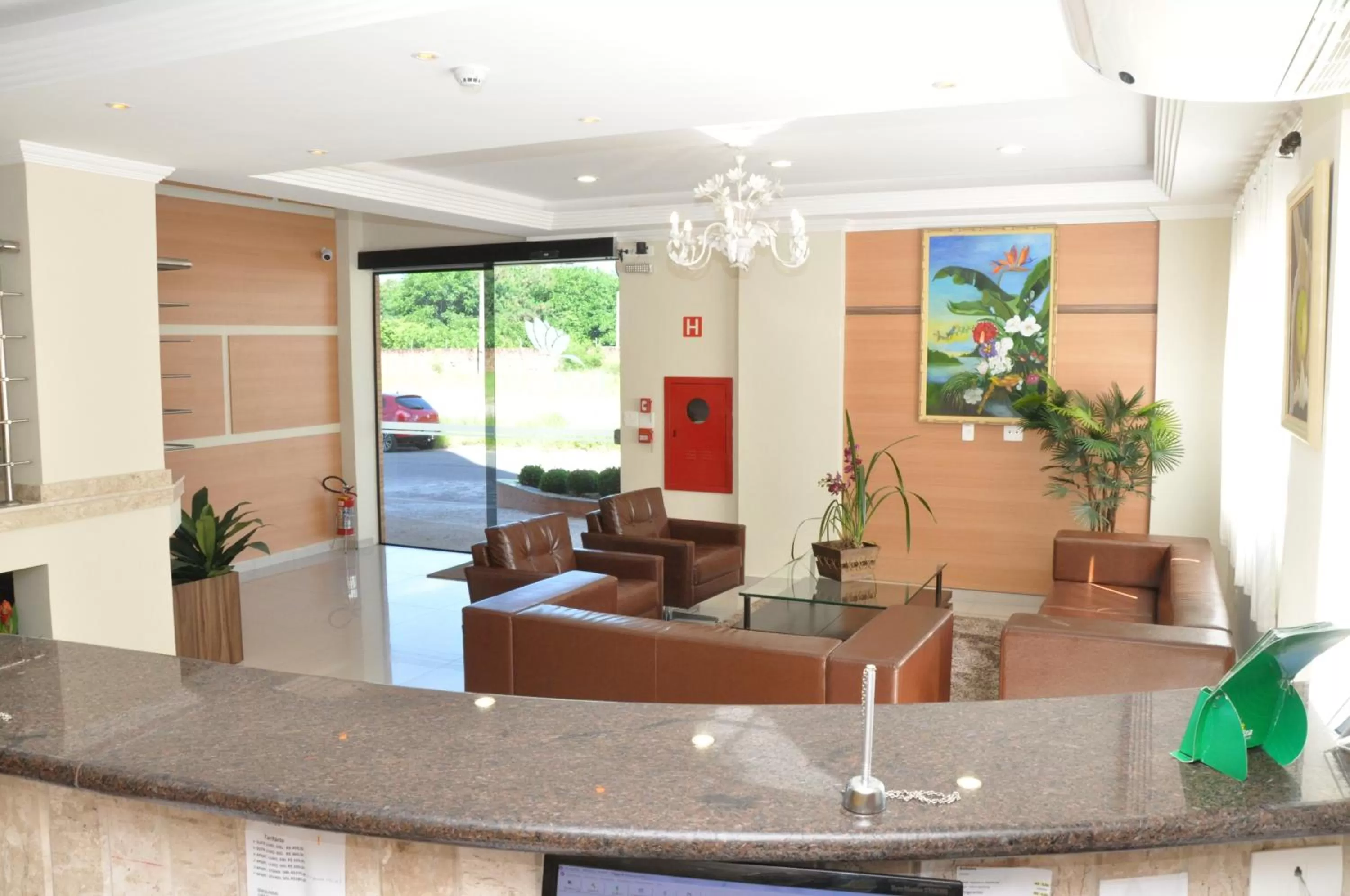 Lobby or reception in Lotus Hotel - à 6 km do Santuário de Aparecida-SP