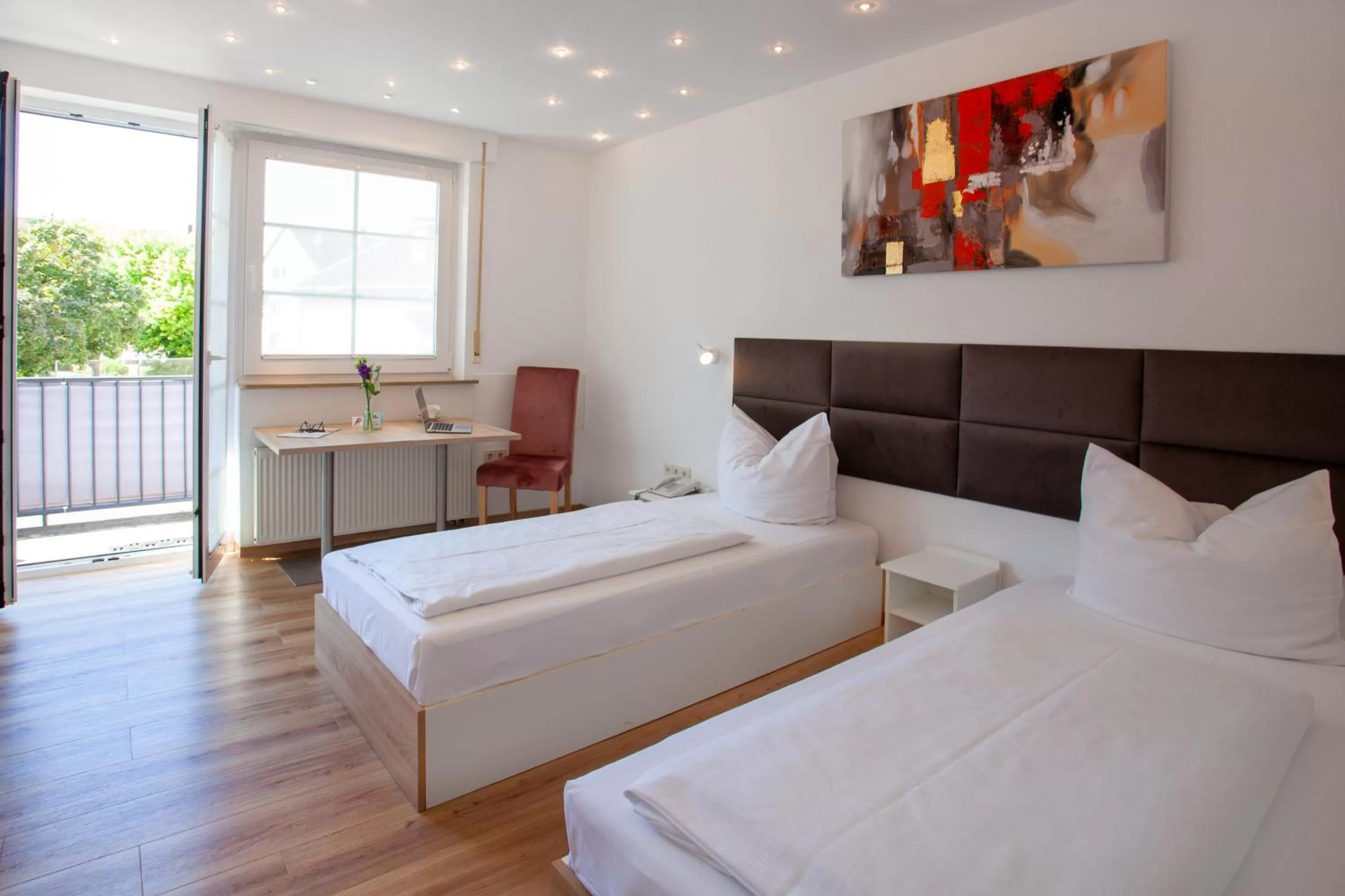 Bedroom, Bed in Relax Hotel & SPA Stuttgart