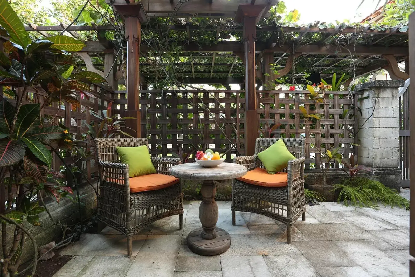 Seating area in Sudamala Resort, Sanur, Bali