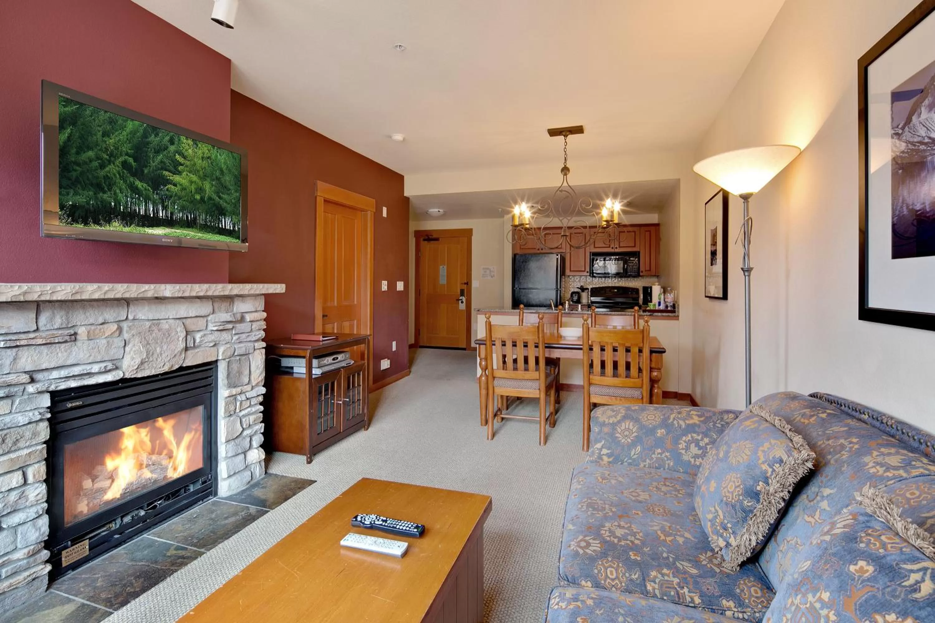 Living room in The Village Lodge