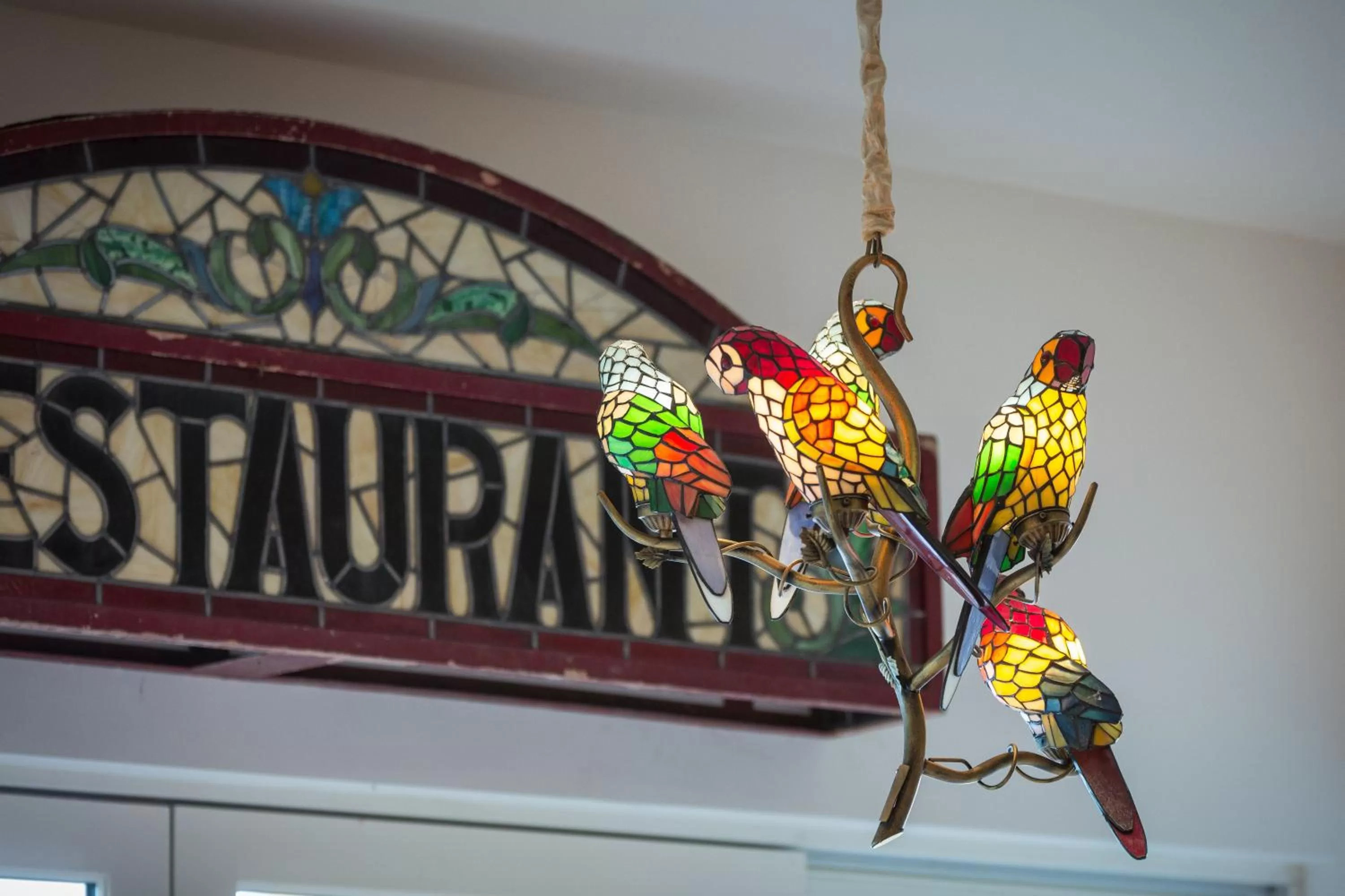 Decorative detail in Tolcarne Beach Colonial Restaurant and Rooms