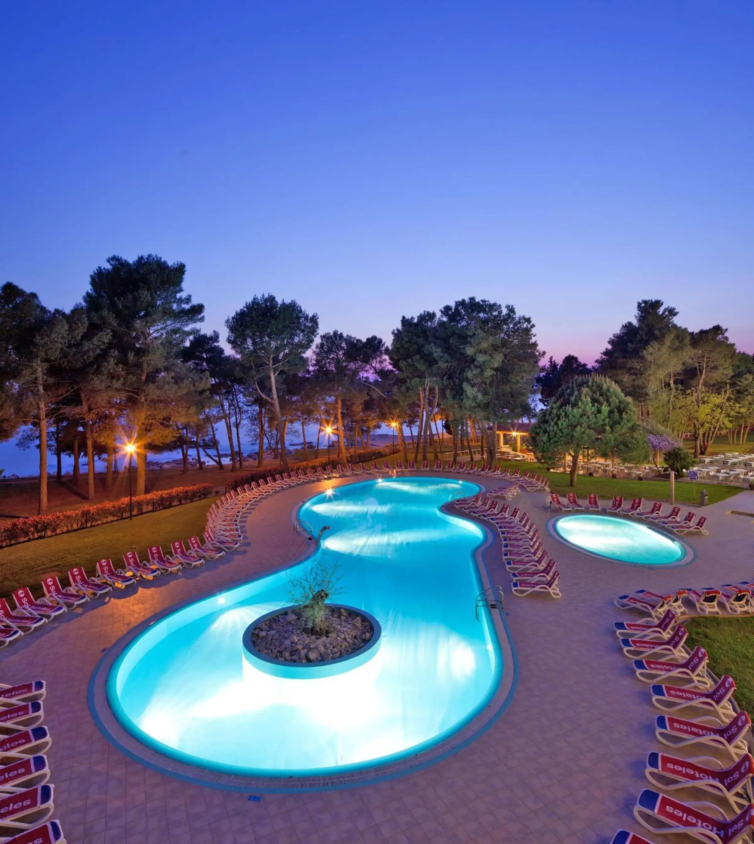 Area and facilities, Pool View in Hotel Aurora Plava Laguna
