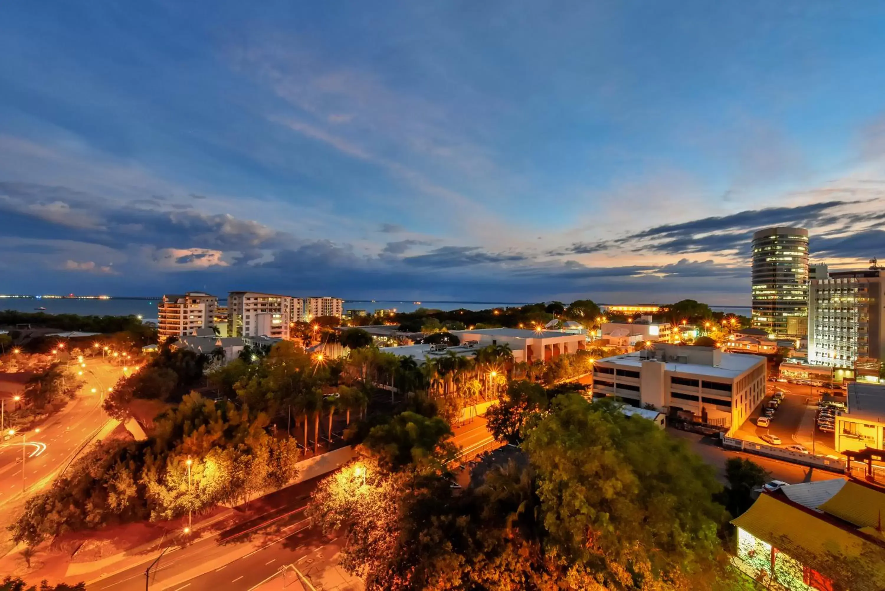 Balcony/Terrace, Bird's-eye View in Argus Apartments Darwin